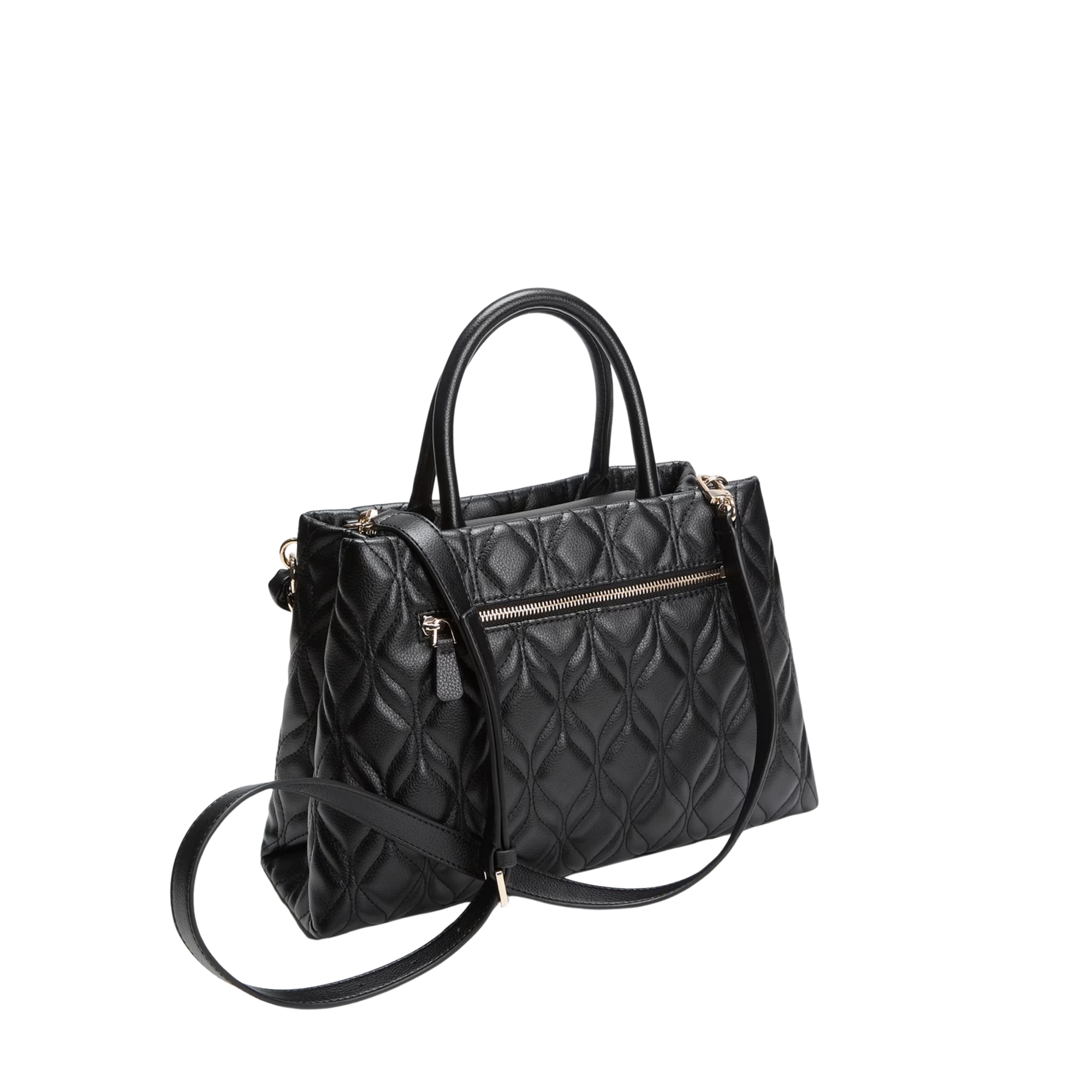 Guess Women Maxine Satchel Bag - Black
