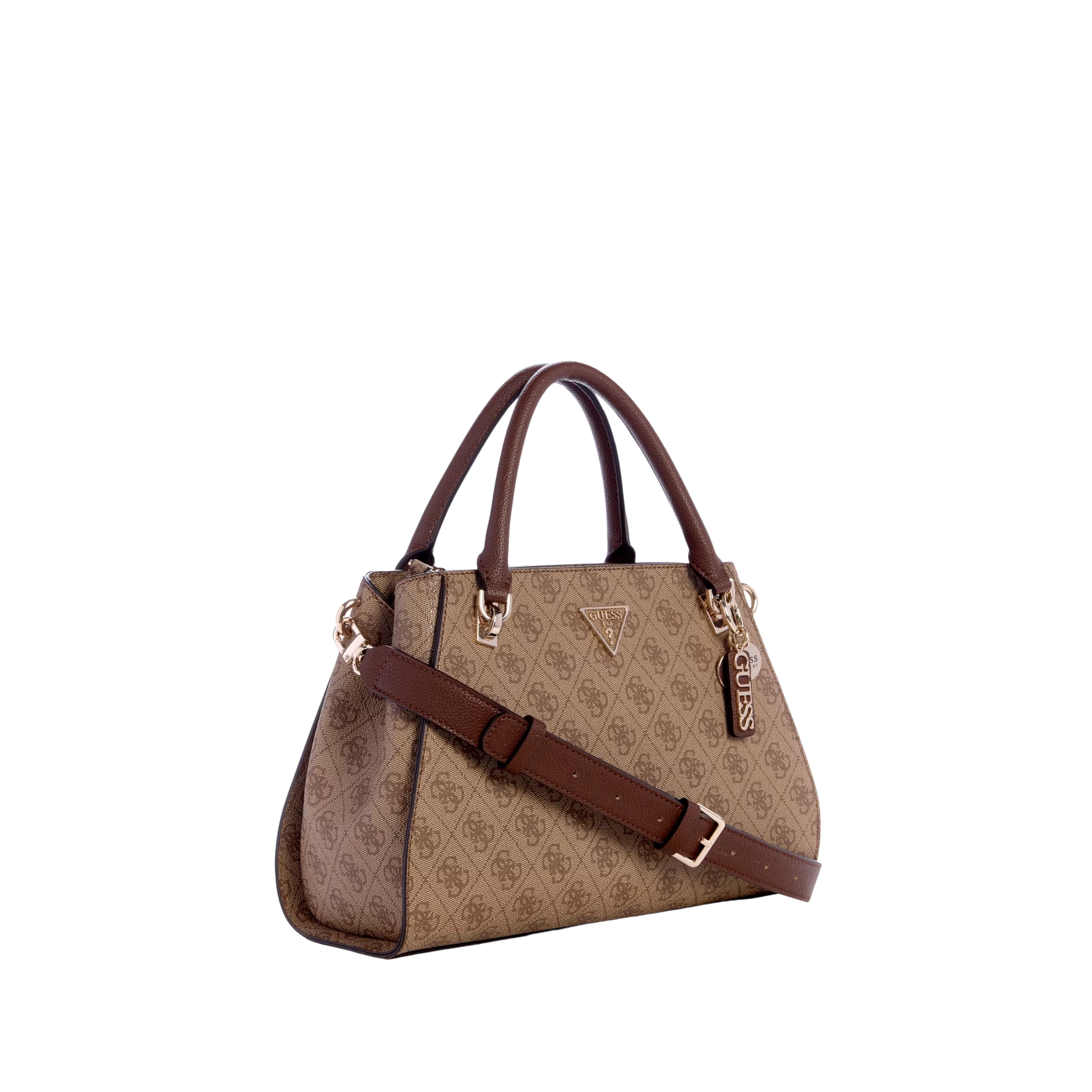 Guess Women Noelle Luxury Satchel - Light Vintage