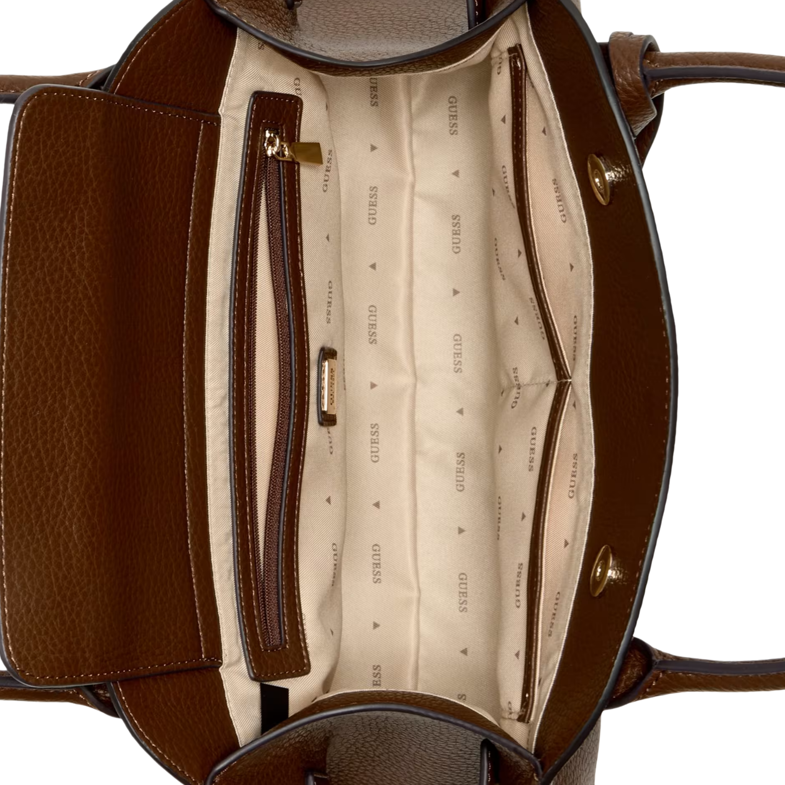 Guess Women Elowen Satchel - Espresso