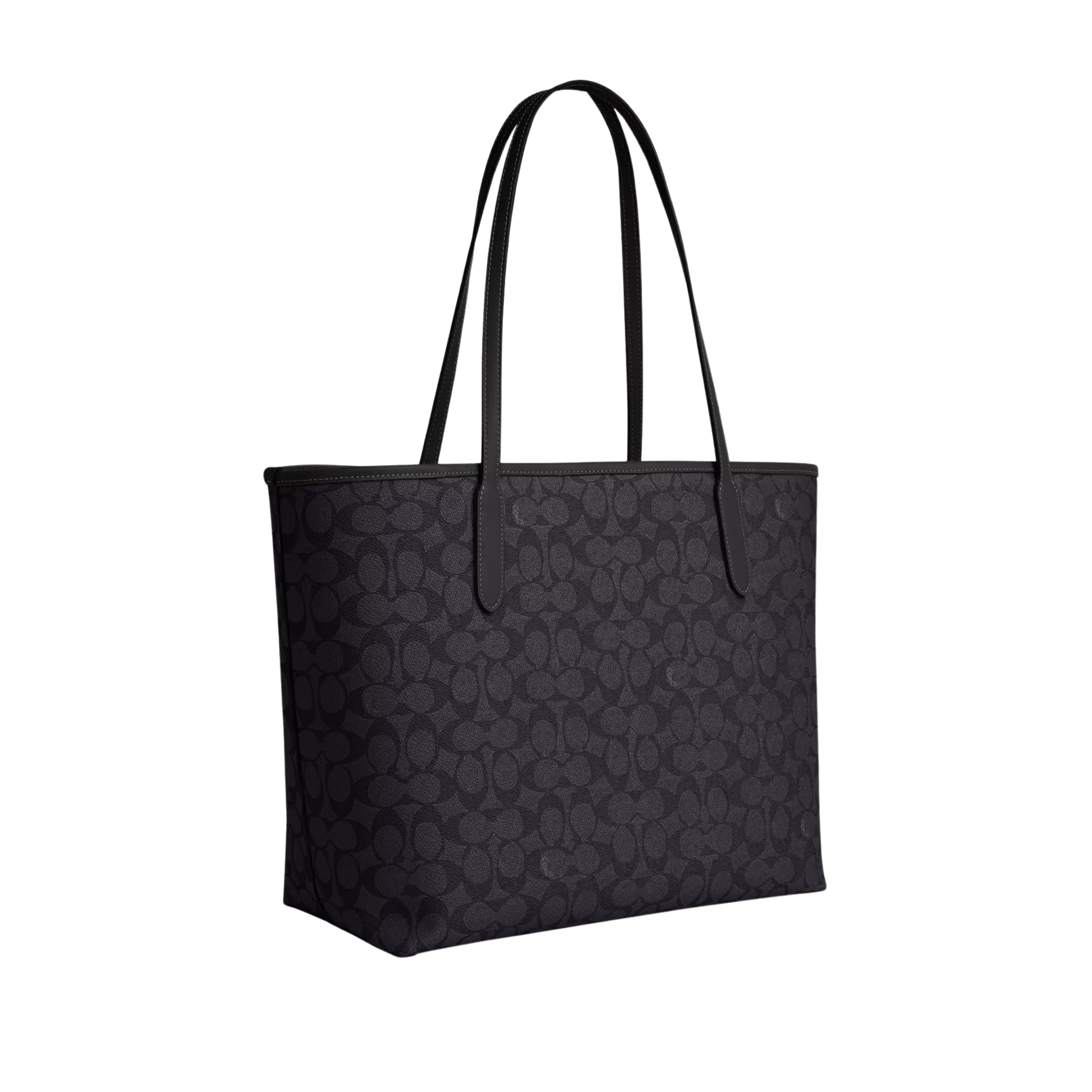 Coach City Tote Bag - Charcoal Black