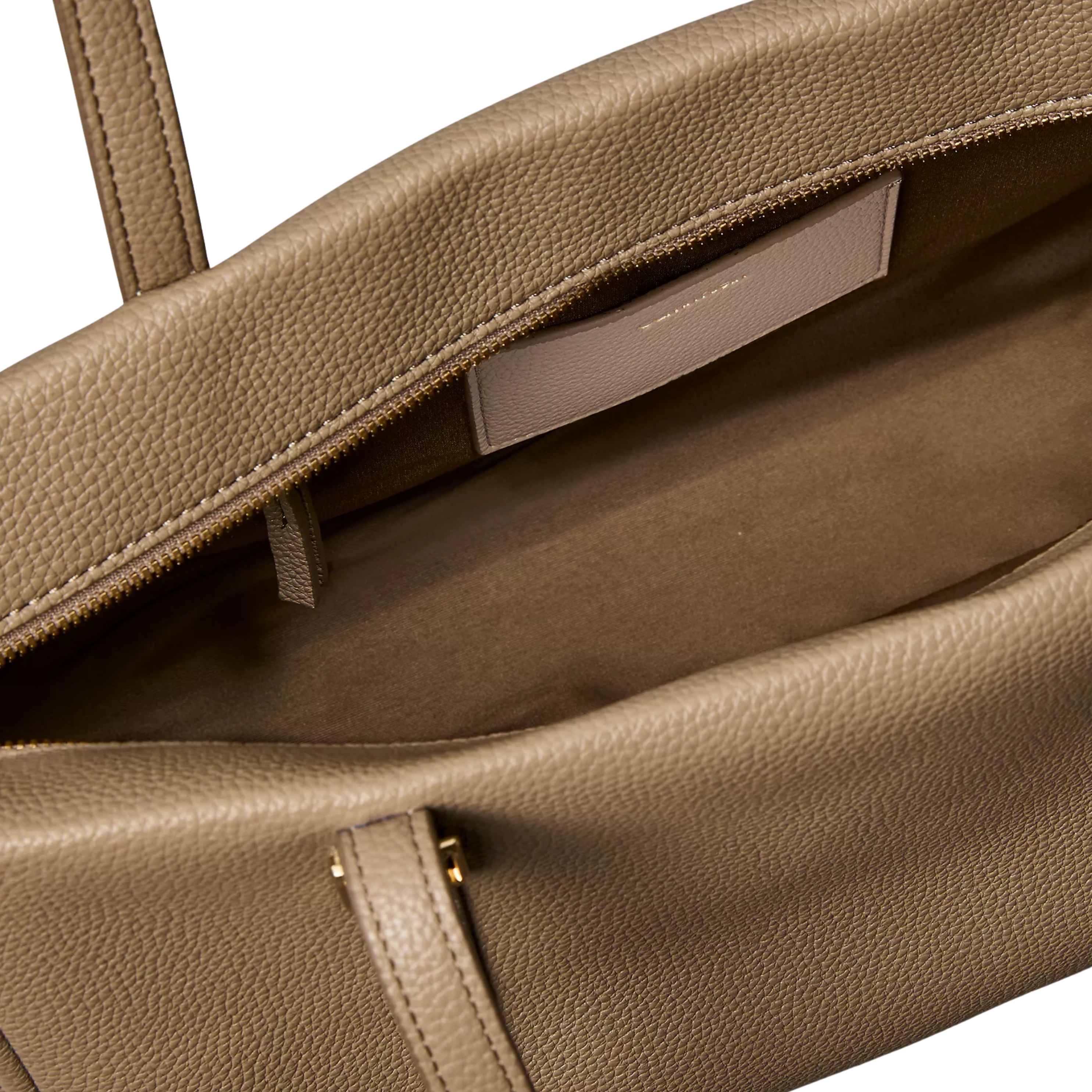 Calvin Klein Women Emblem Logo Hardware Pebble Tote Bag - Desert Taupe