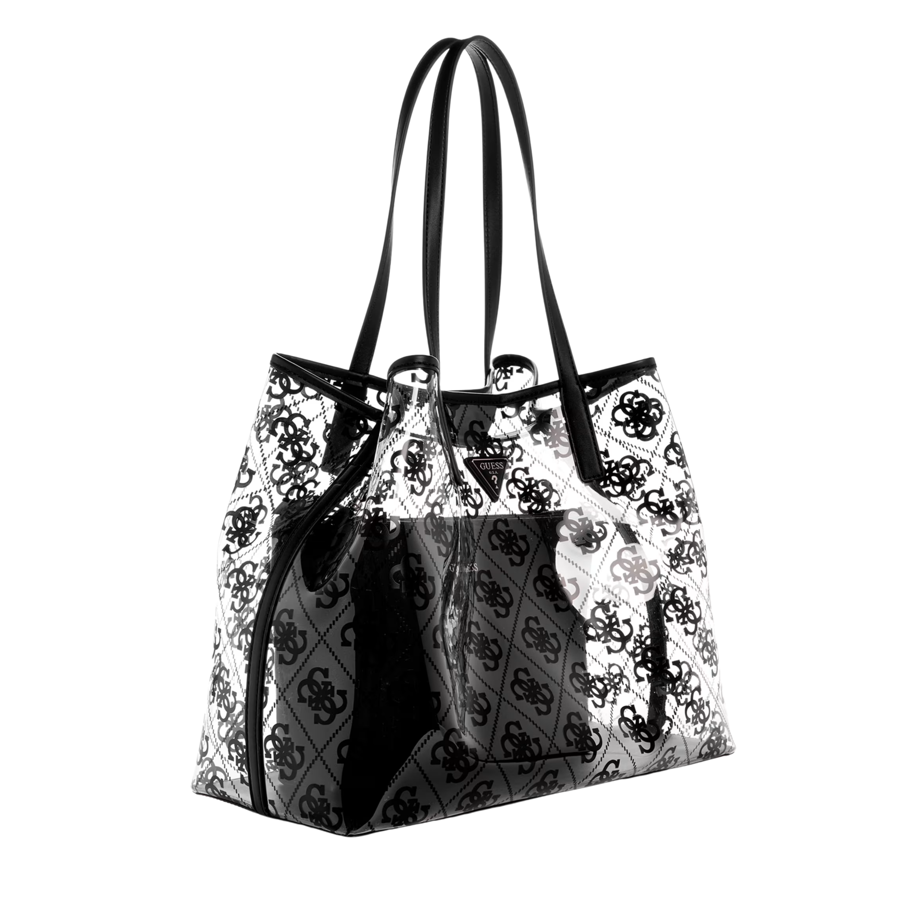 Guess Women Tuana Clear Quattro G Large Tote - Blossom