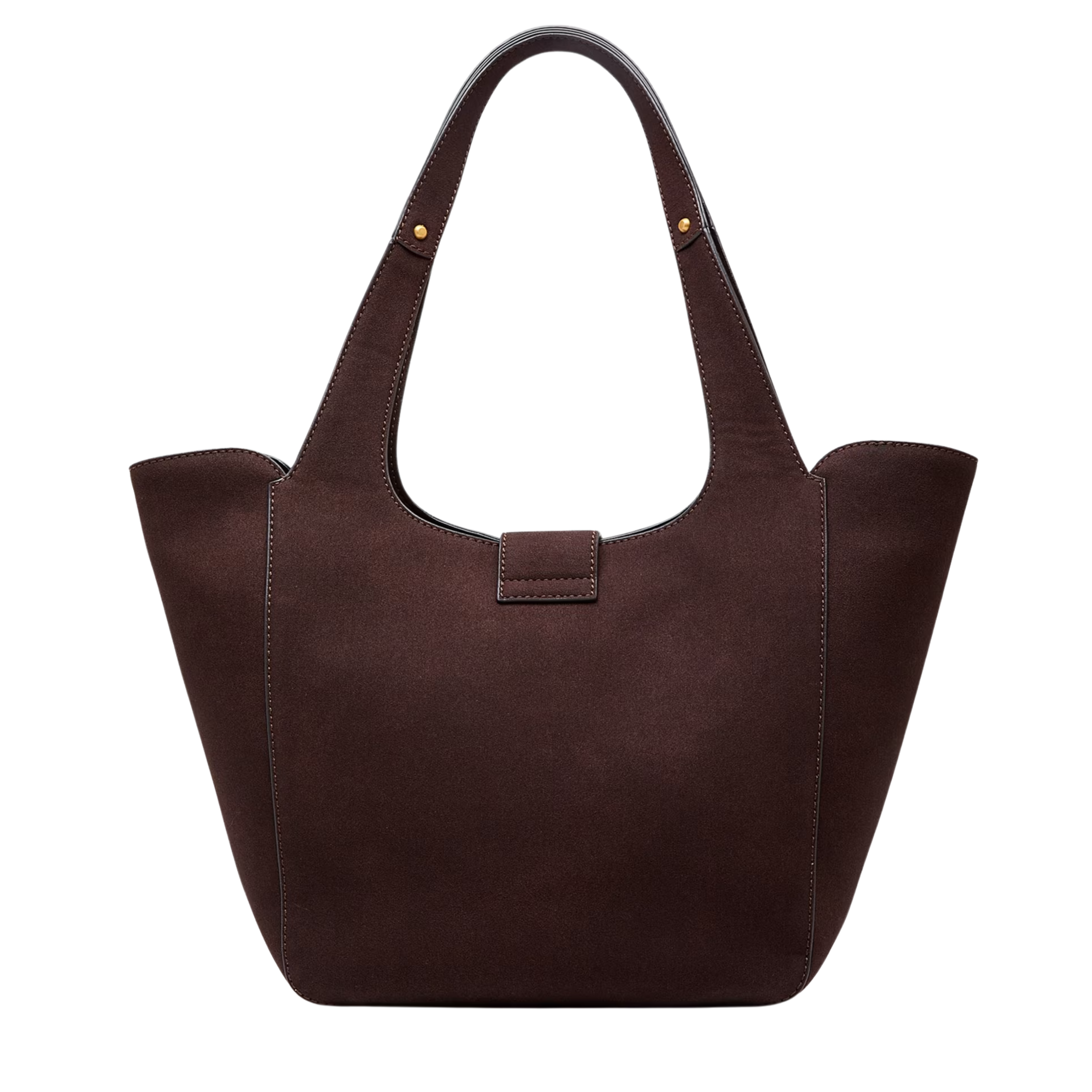 Guess Women Camden Faux Suede Tote - Brown