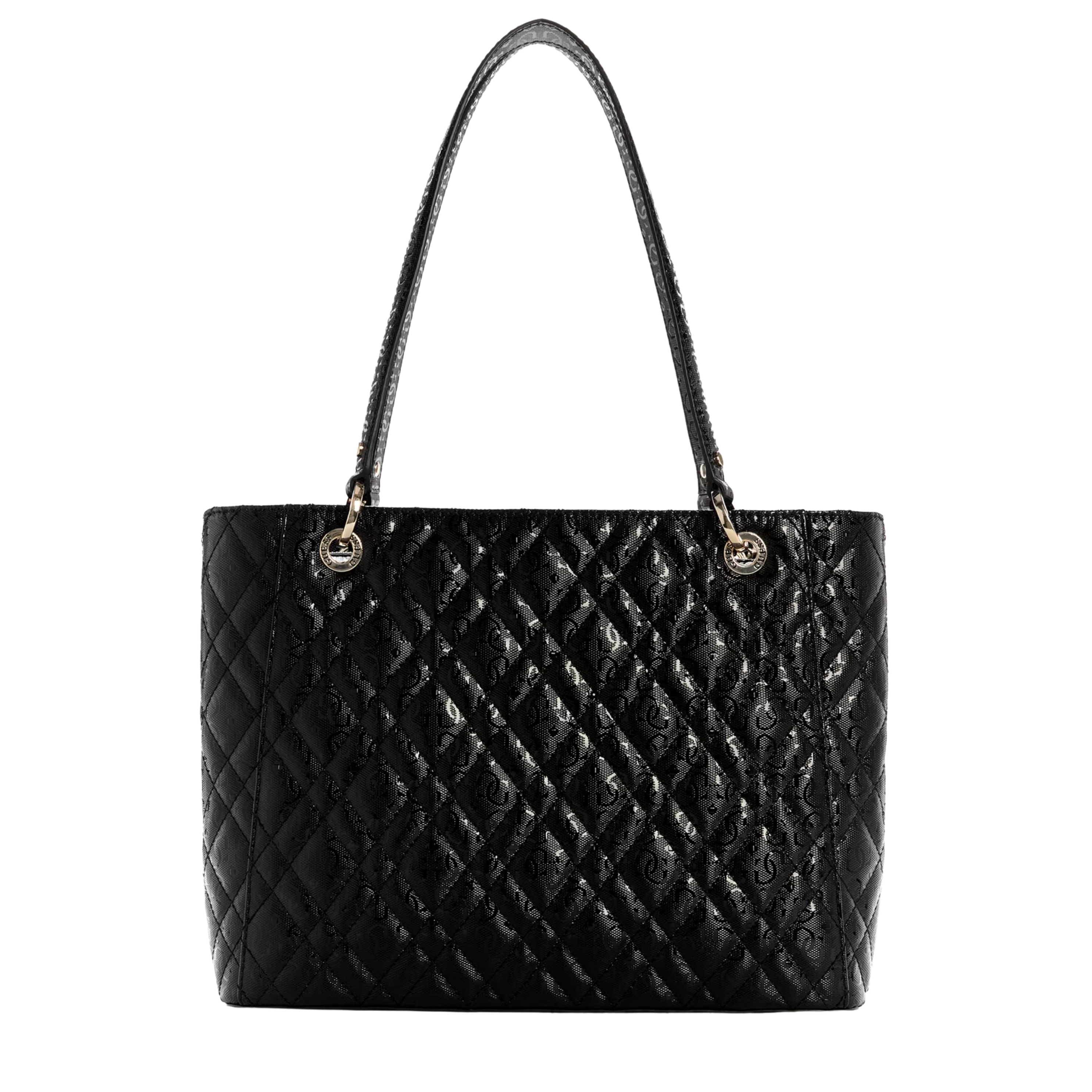 Guess Women Isemay Quilted Shopper - Black