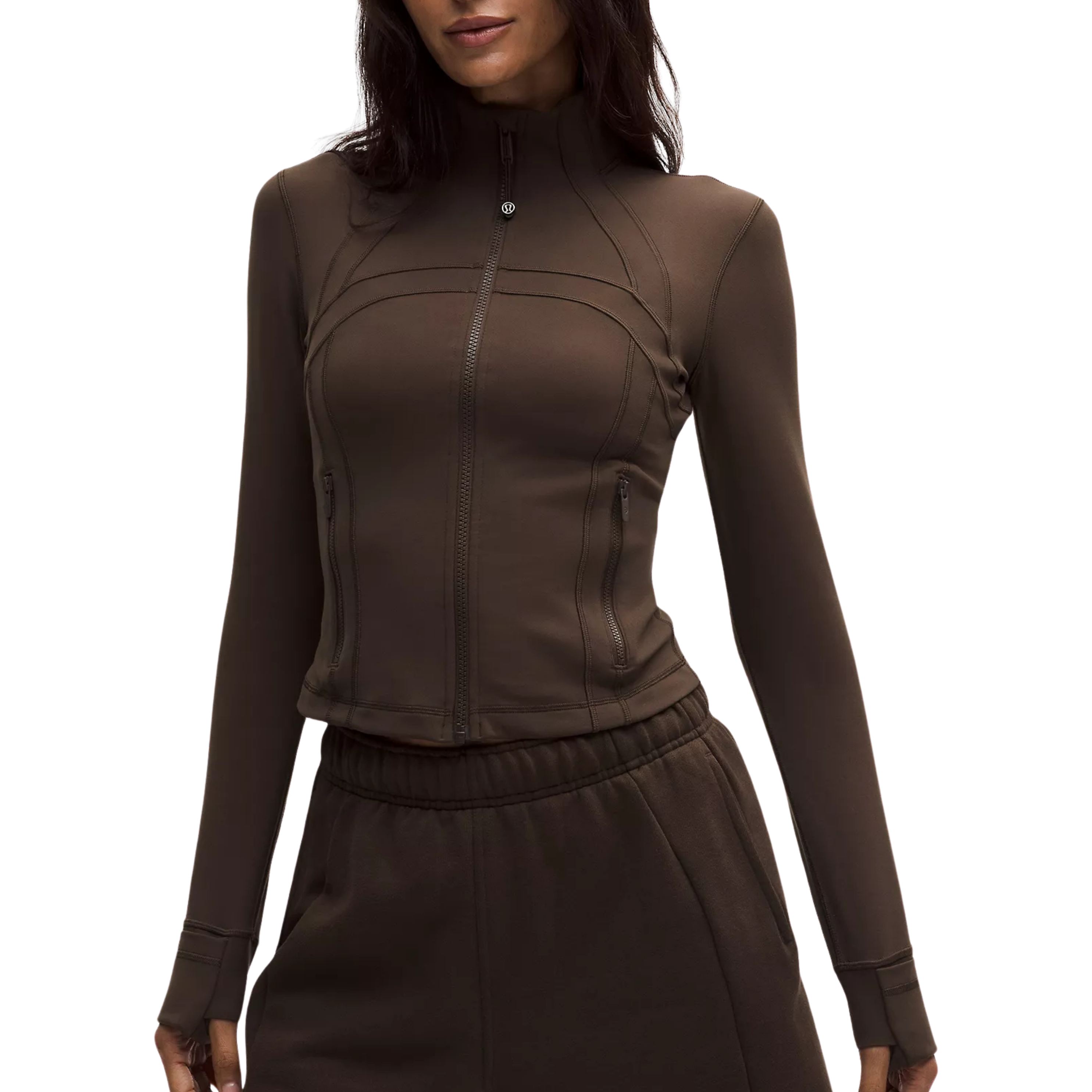Lululemon Define Cropped Jacket - Walnut Crunch