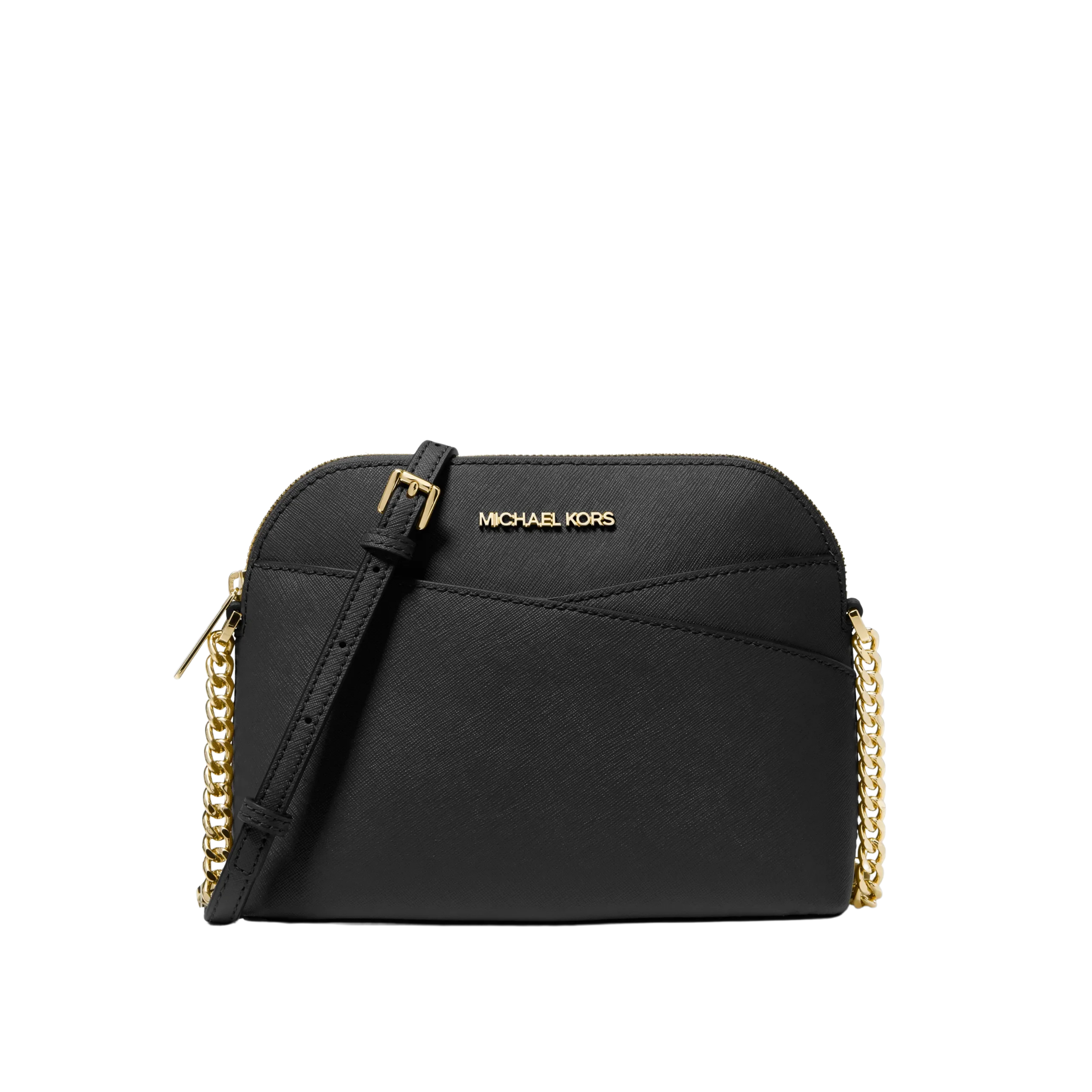 Michael Kors Women Jet Set Travel Medium Dome Crossbody Bag - Black