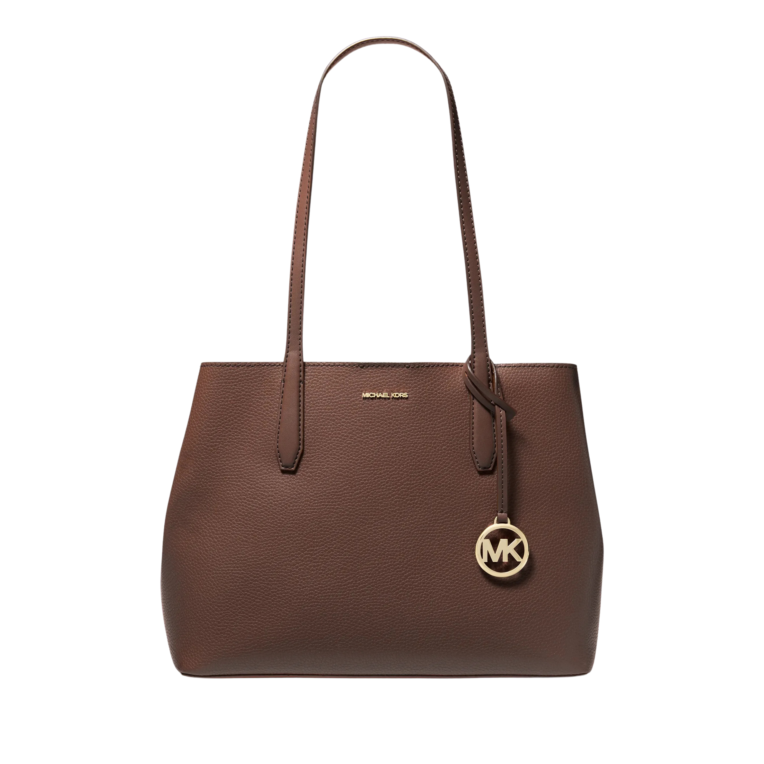 Michael Kors Women Avalon Medium Pebbled Leather Tote Bag - Nutmeg