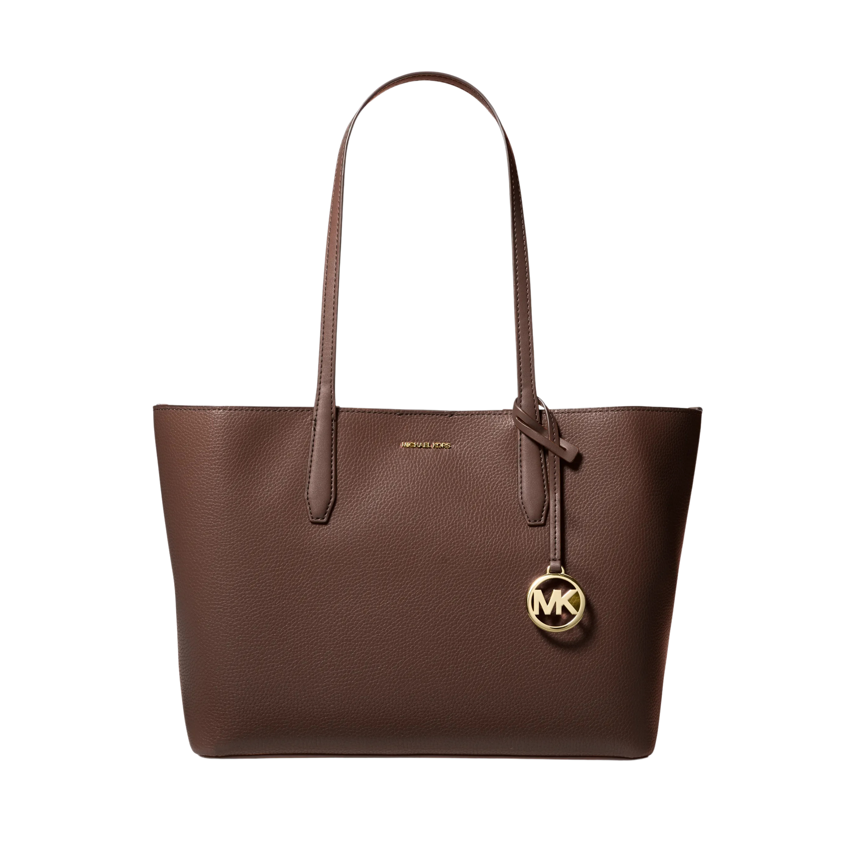 Michael Kors Women Avalon Medium Pebbled Leather Tote Bag - Nutmeg