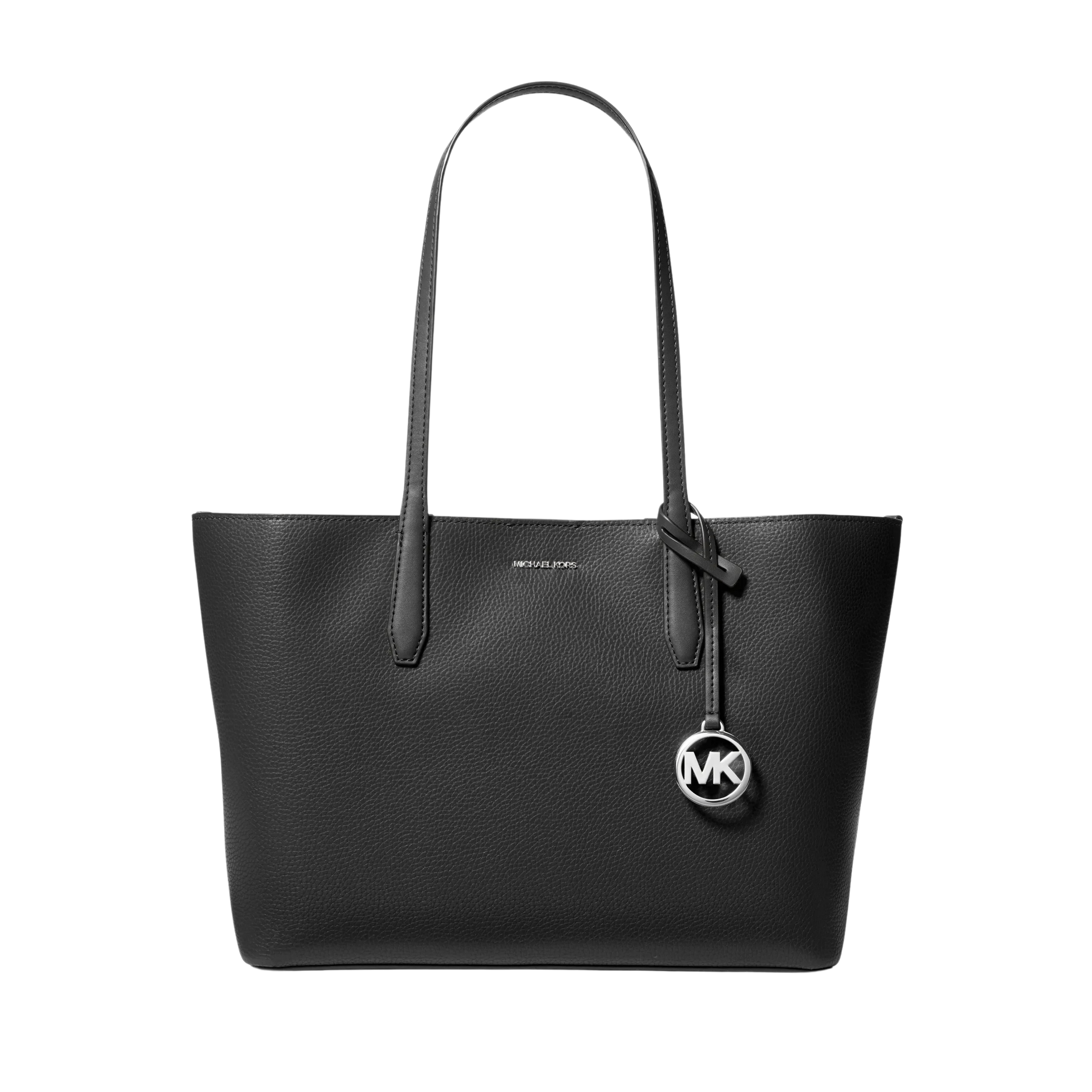 Michael Kors Women Avalon Medium Pebbled Leather Tote Bag - Black