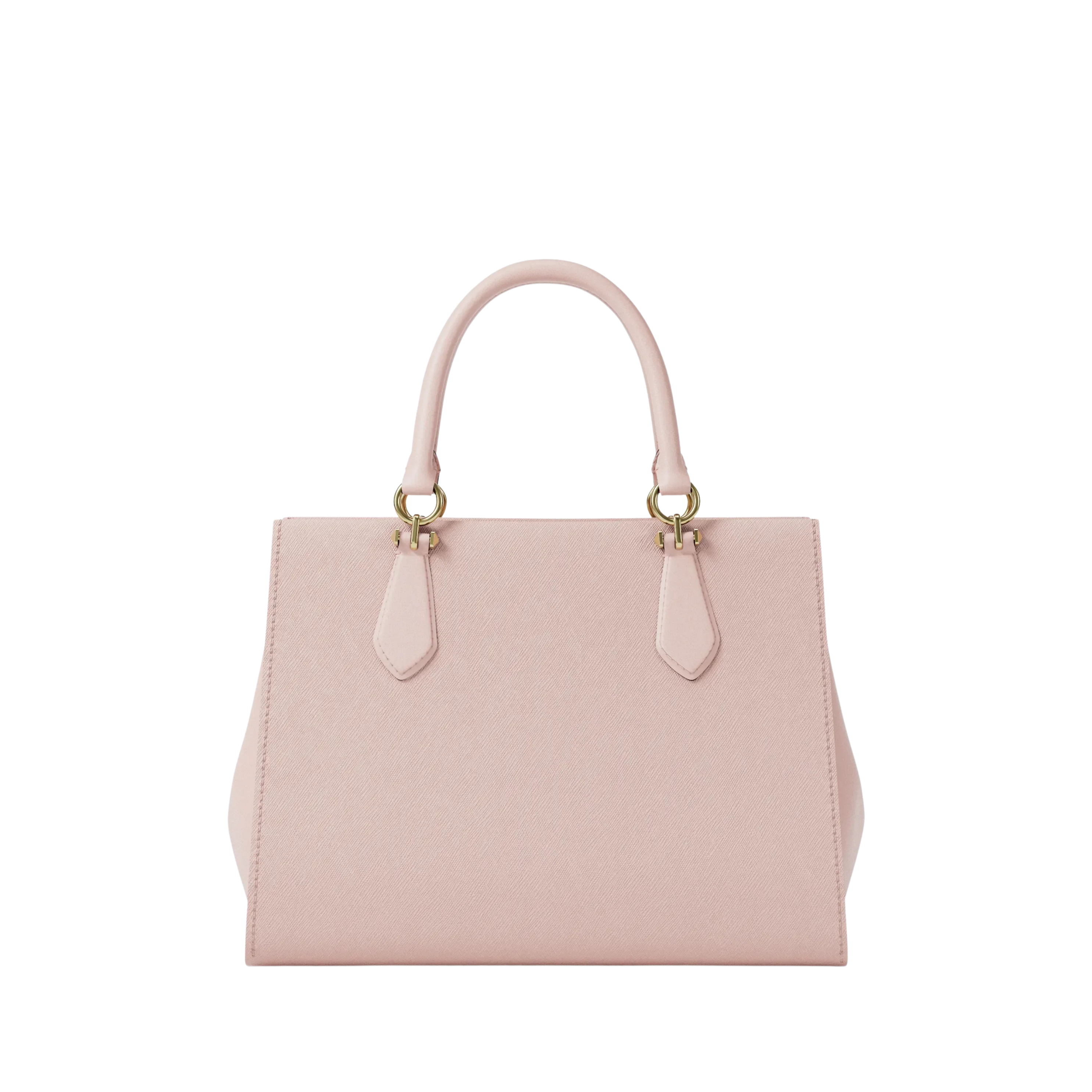 Michael Kors Women Marilyn Medium Saffiano Leather Satchel - Powder Blush