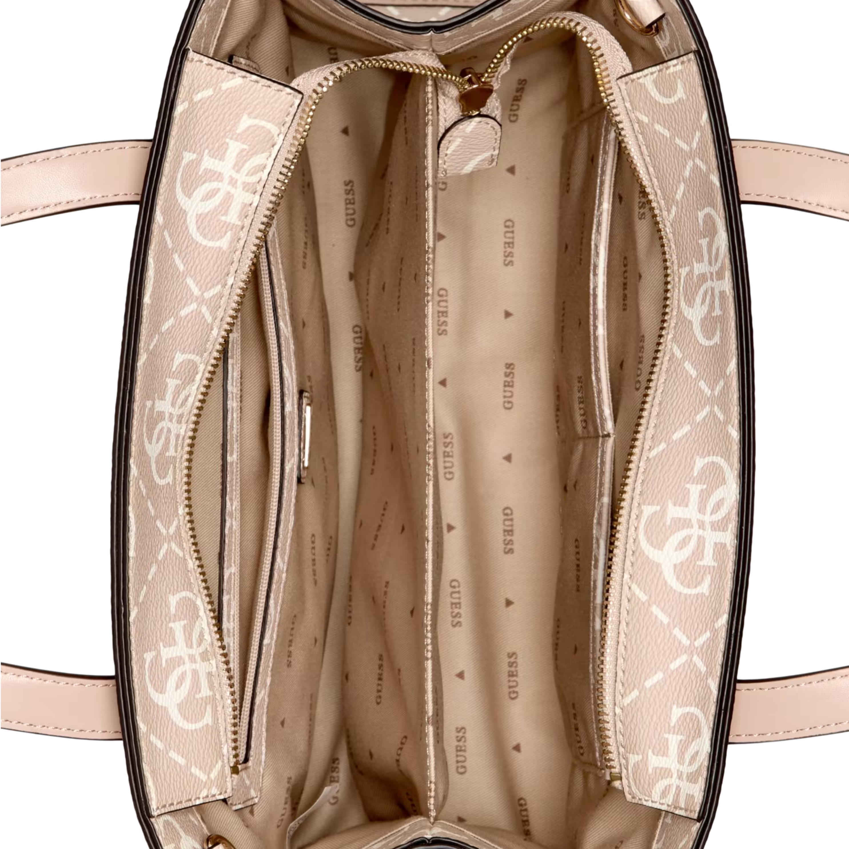 Guess Women Izzy Quattro G Tote - Saddle