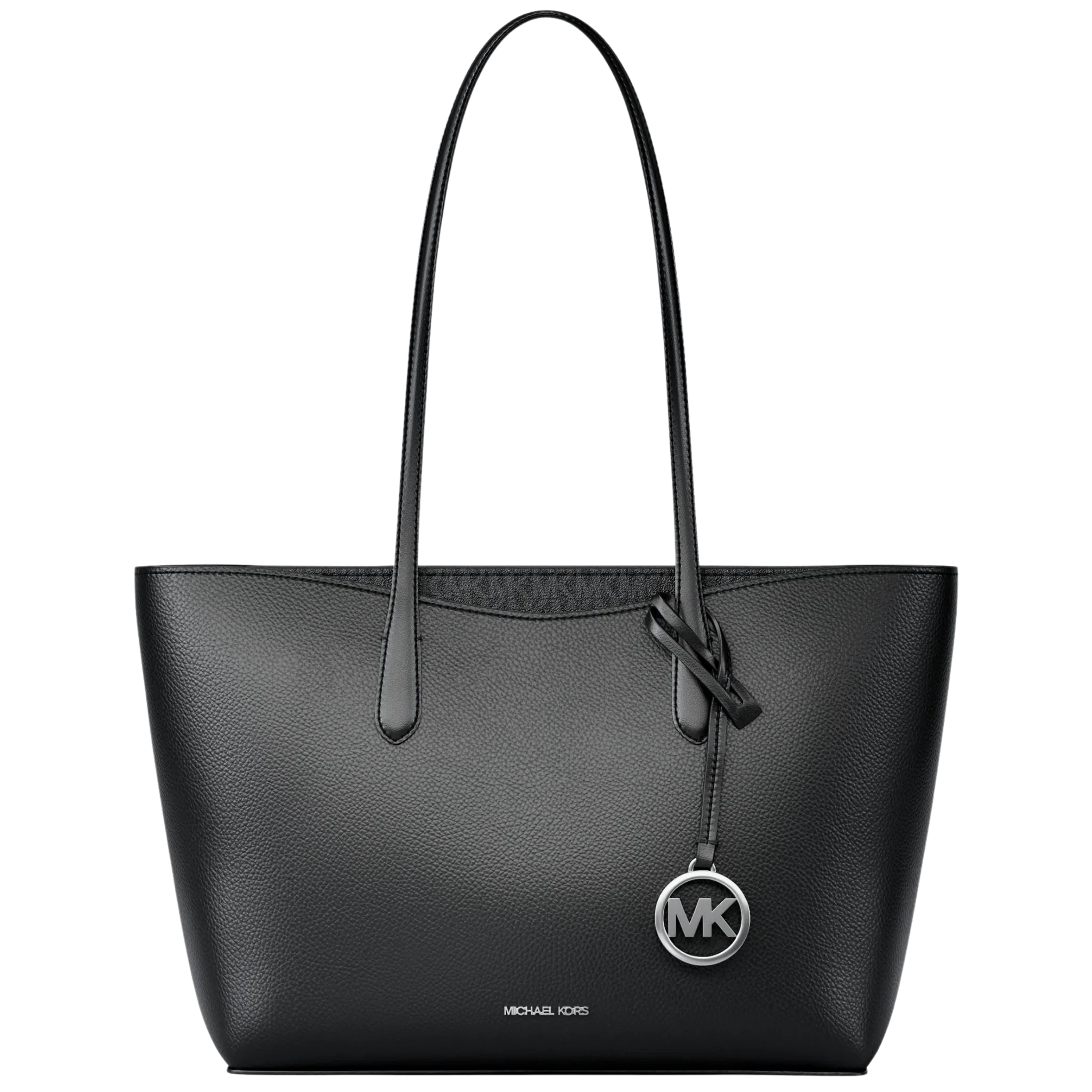 Michael Kors Women Arden Large Pebbled Leather Tote Bag - Black