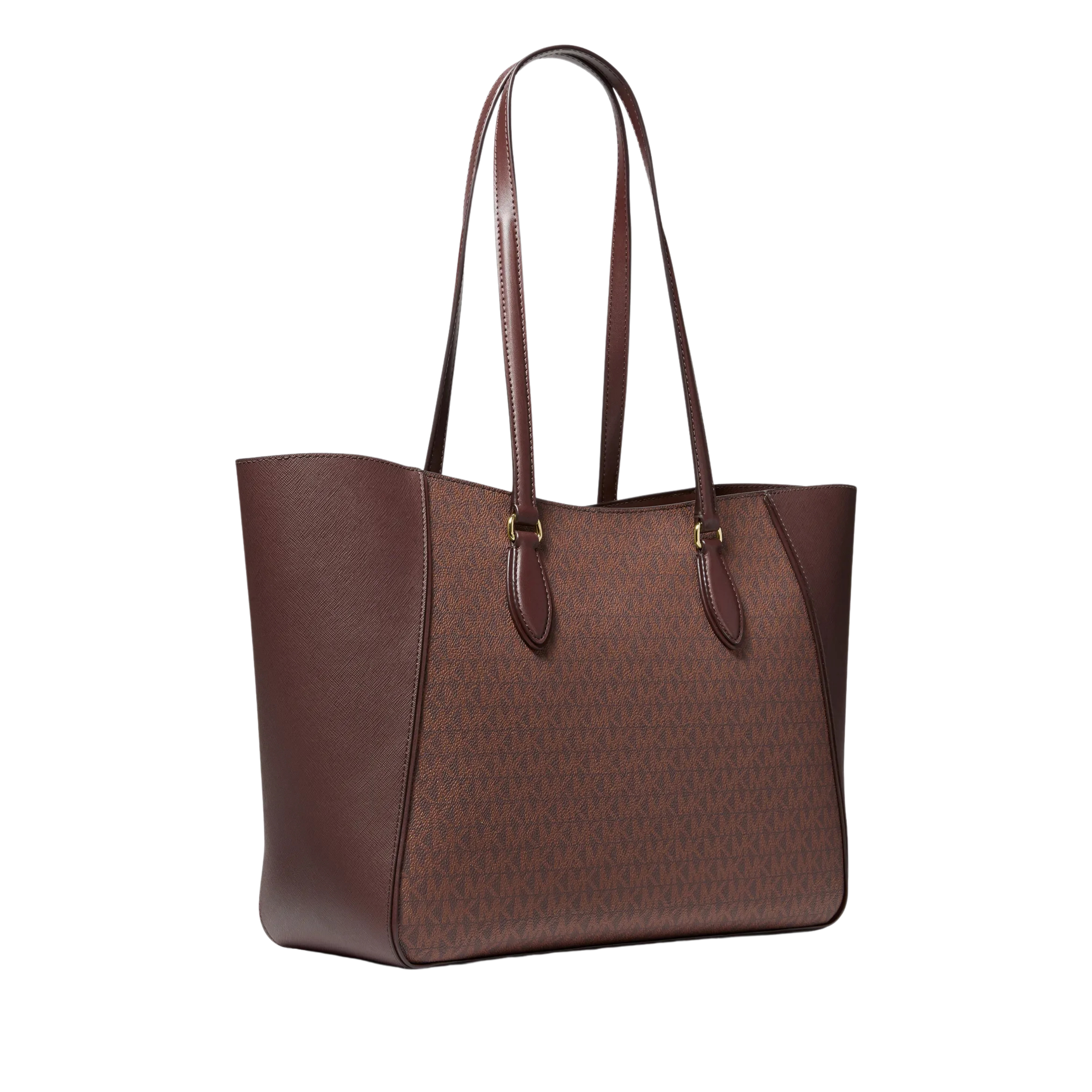 Michael Kors Women Jet Set Travel Large Signature Logo 3 In 1 Tote Bag - Nutmeg