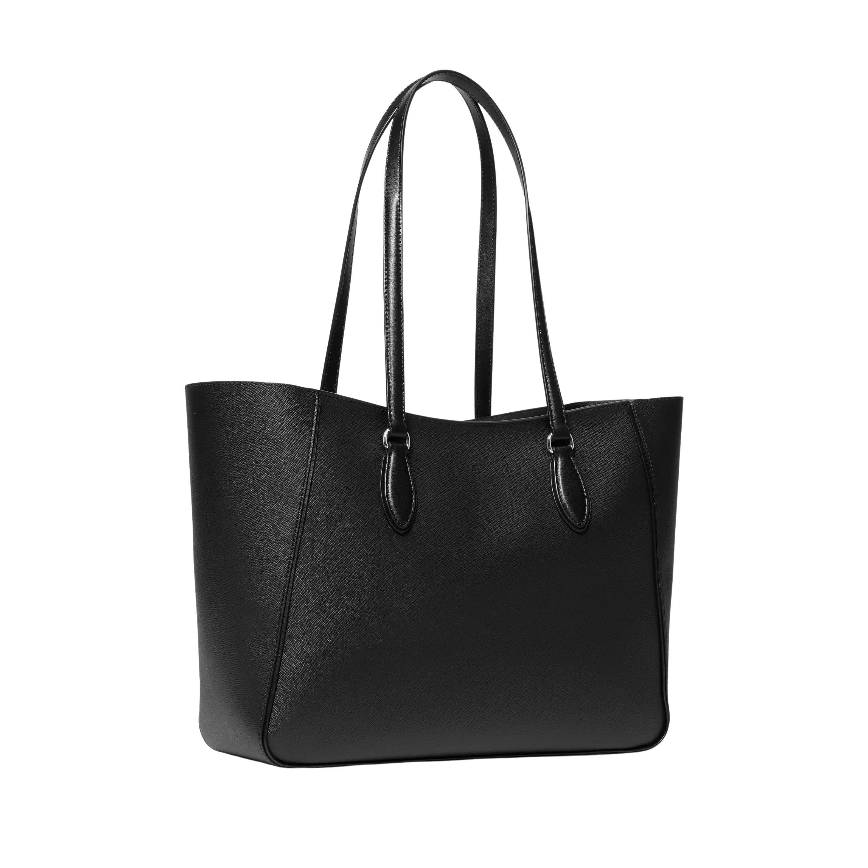 Michael Kors Women Jet Set Travel Large Smooth and Signature Logo 3 In 1 Tote Bag - Black