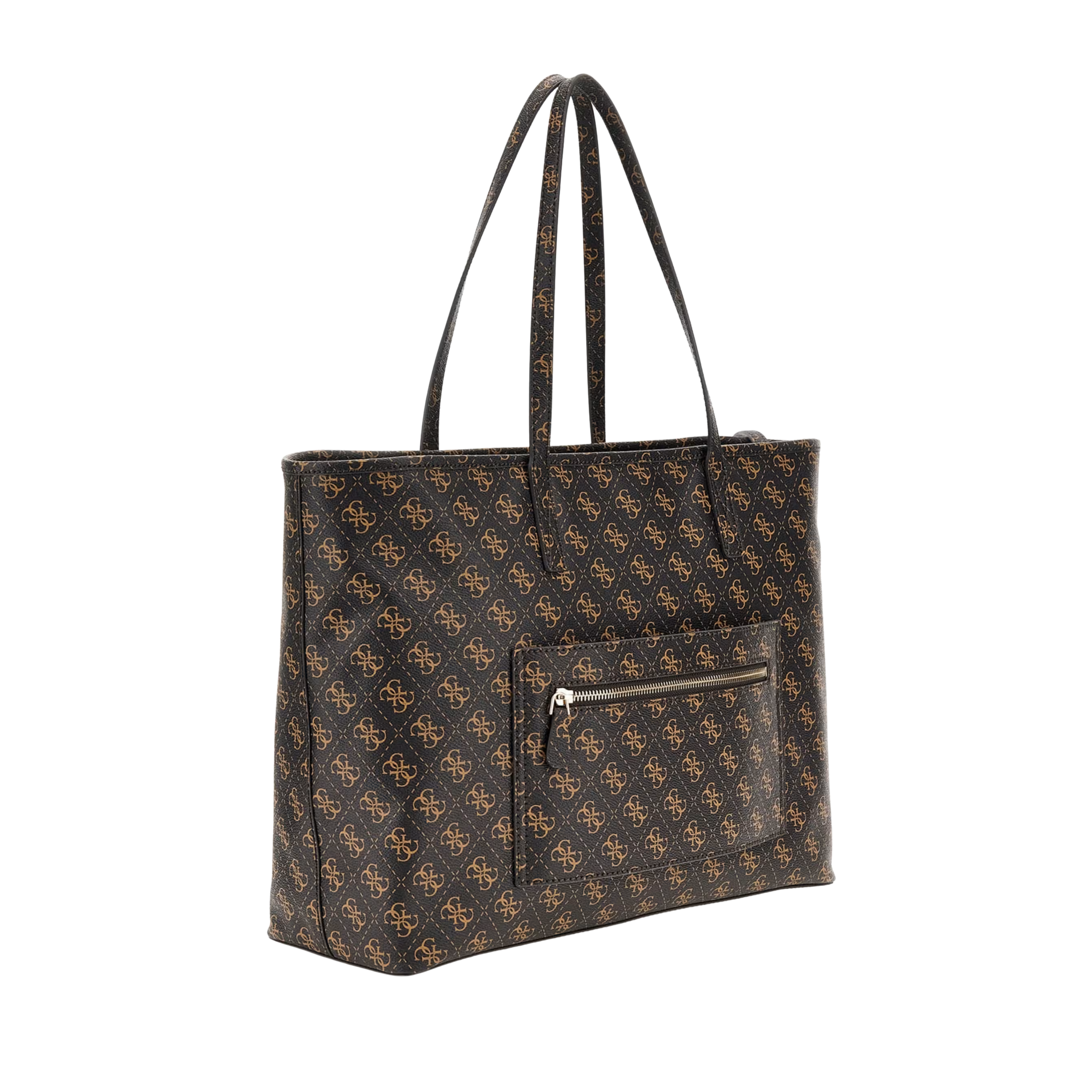 Guess Women Power Play Tote Bag - Brown Multi