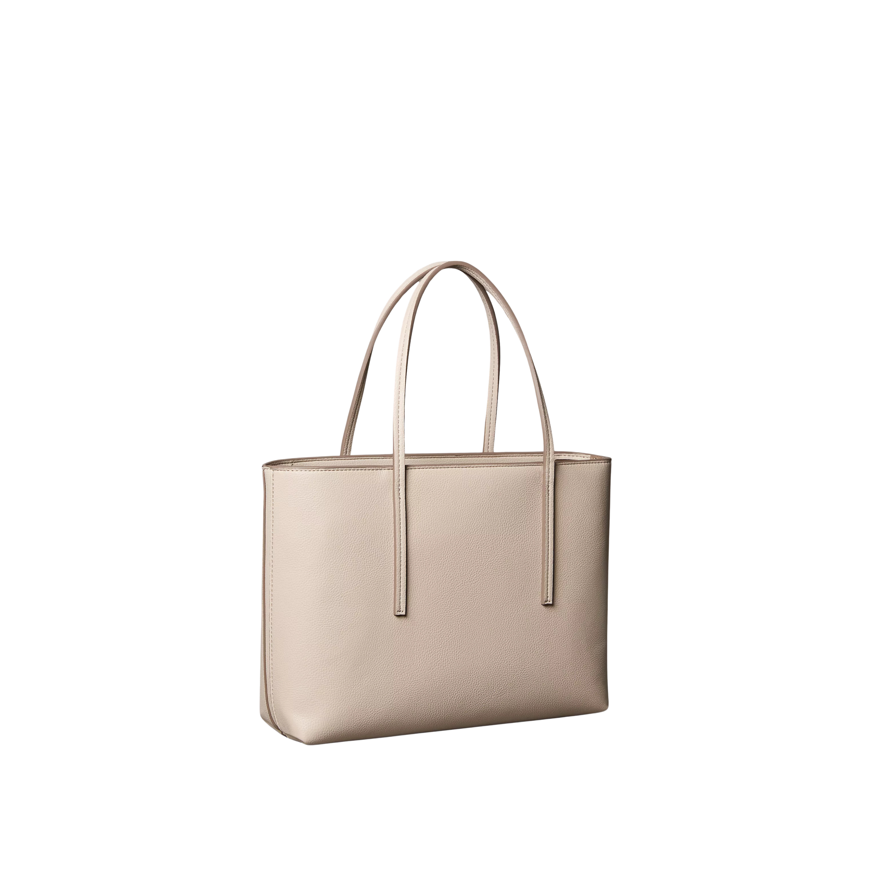 Calvin Klein Women Embossed Logo Small Tote Bag - Chateau Grey