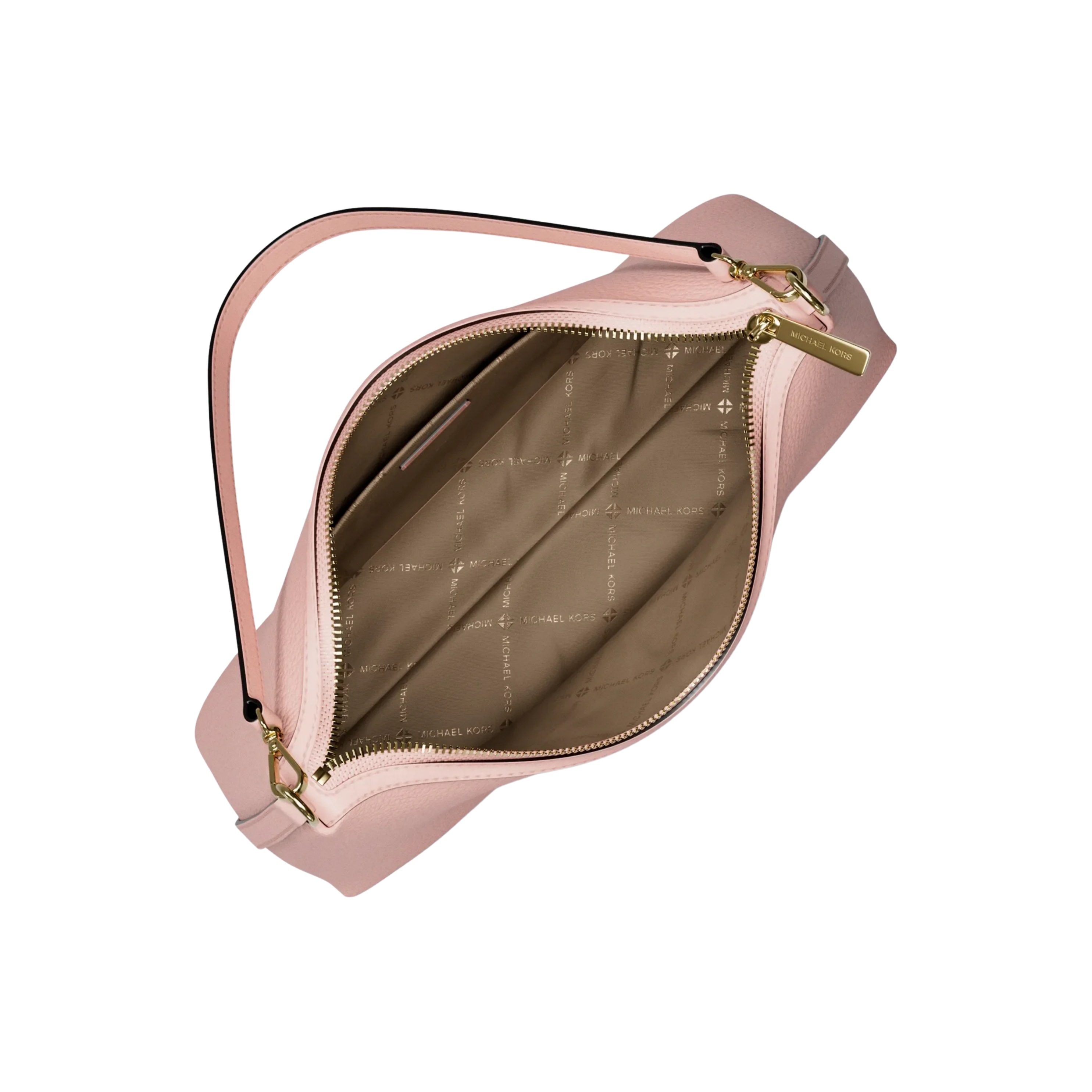 Michael Kors Women Sammy Medium Pebbled Leather Convertible Shoulder Bag - Powder Blush