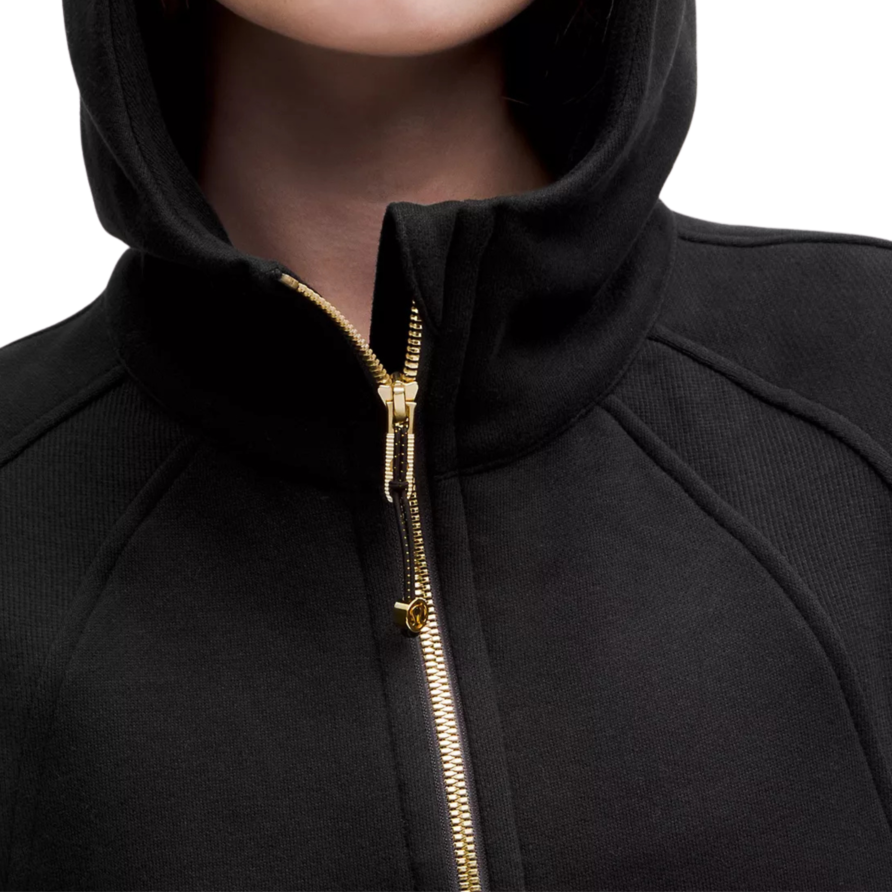 Lululemon Scuba Oversized Half-Zip Hoodie - Black Gold