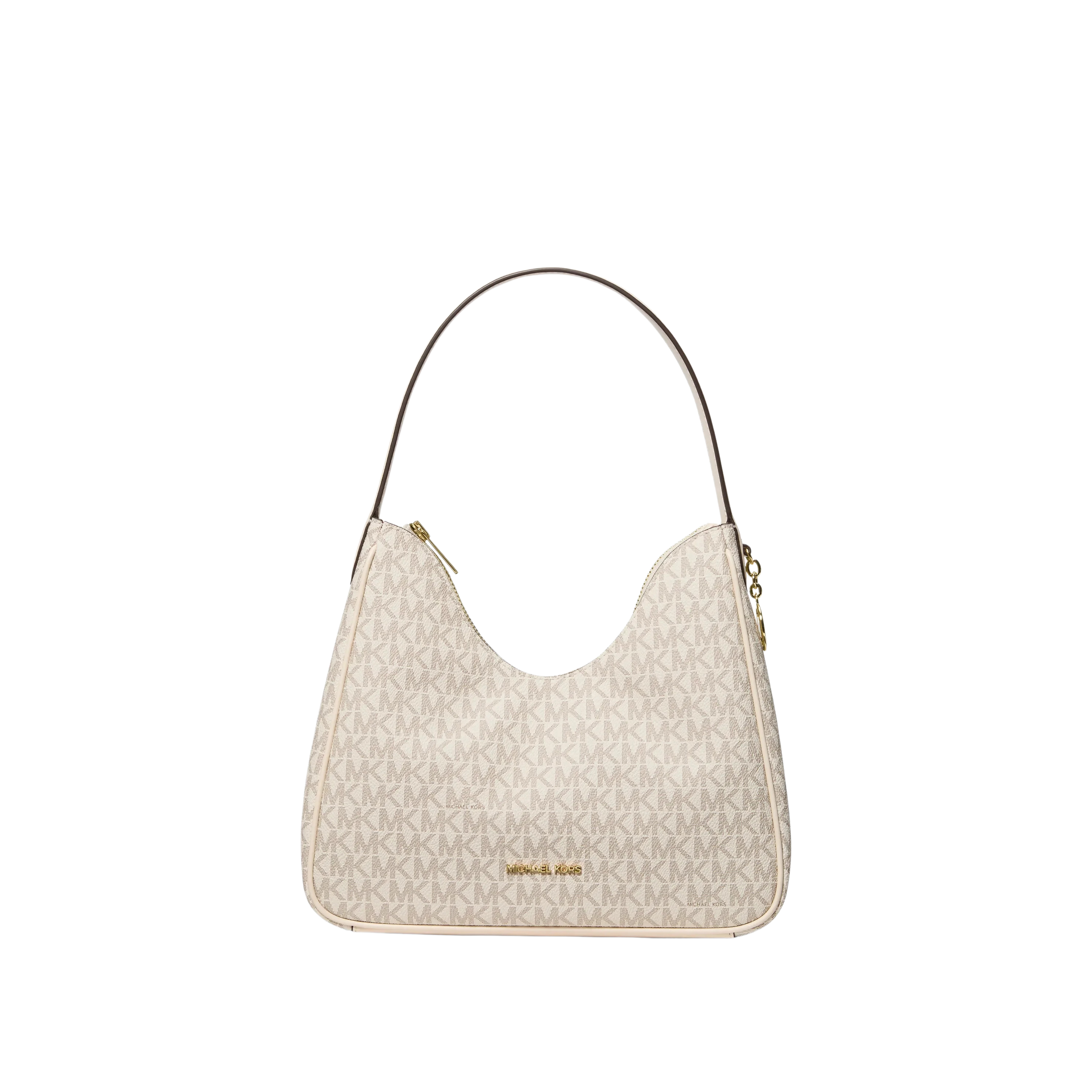 Michael Kors Women Nayla Small Signature Logo Hobo Shoulder Bag - Lt Cream Multi