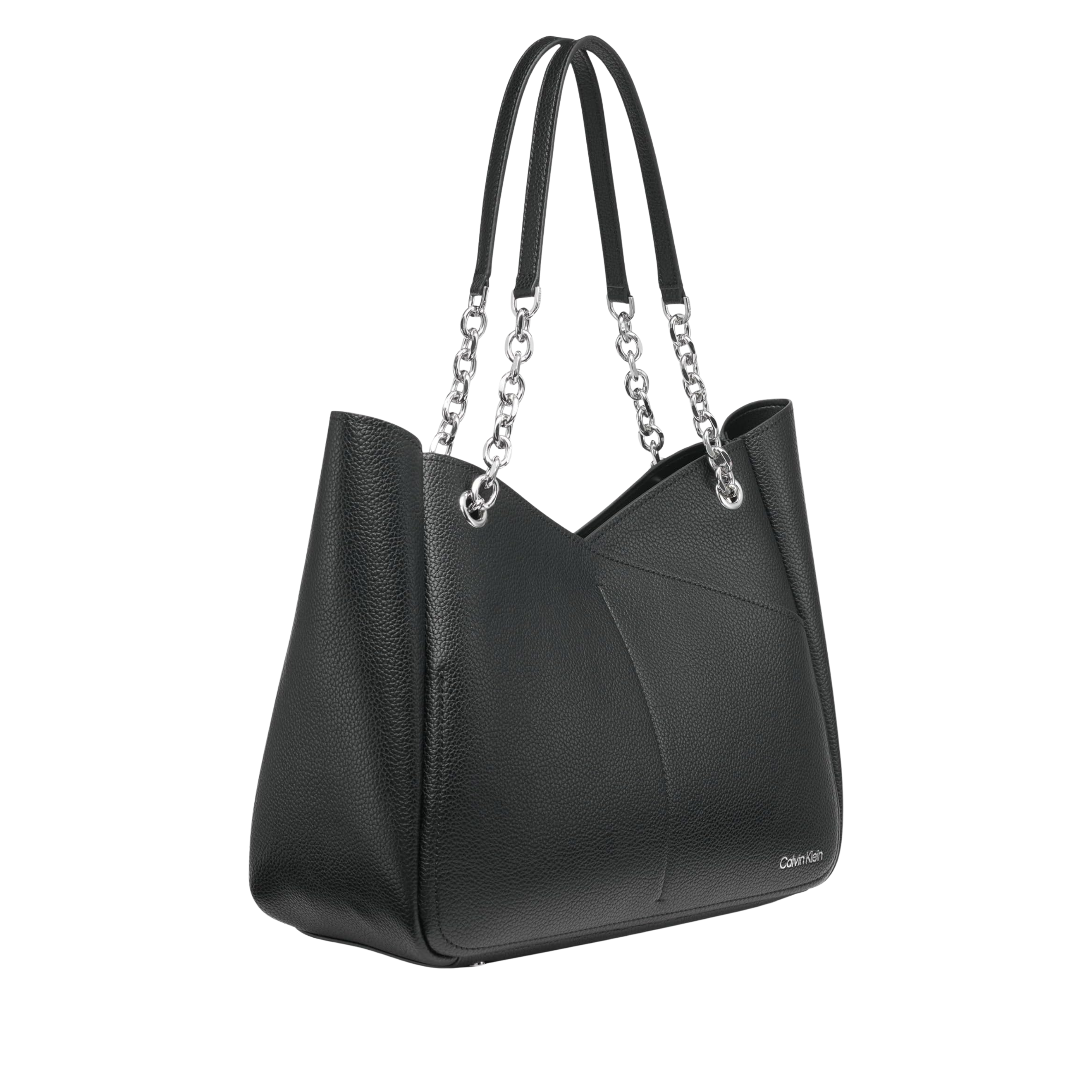 Calvin Klein Women Zoe Chain Tote Bag - Black