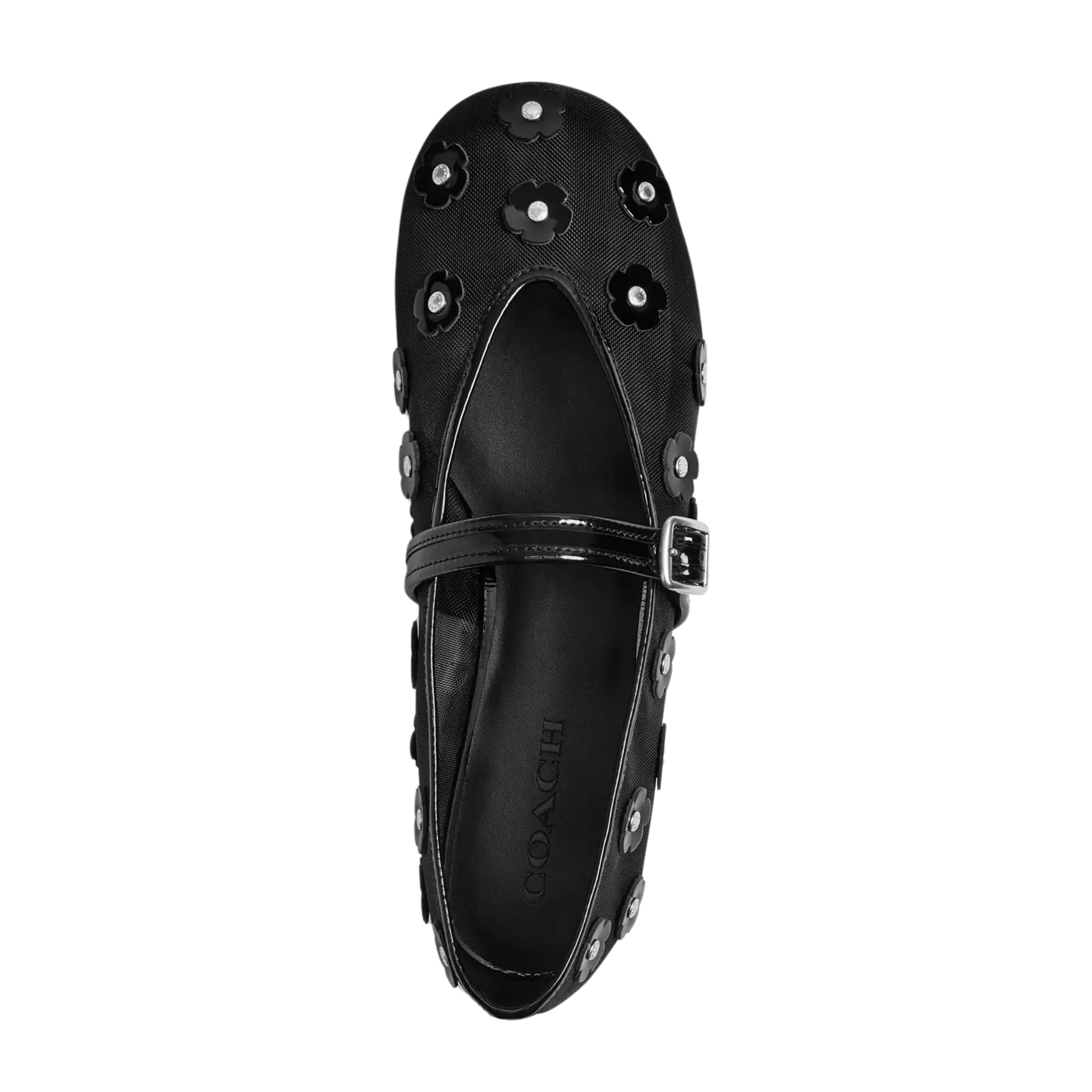 Coach Women's Mary Jane - Black Tea Rose