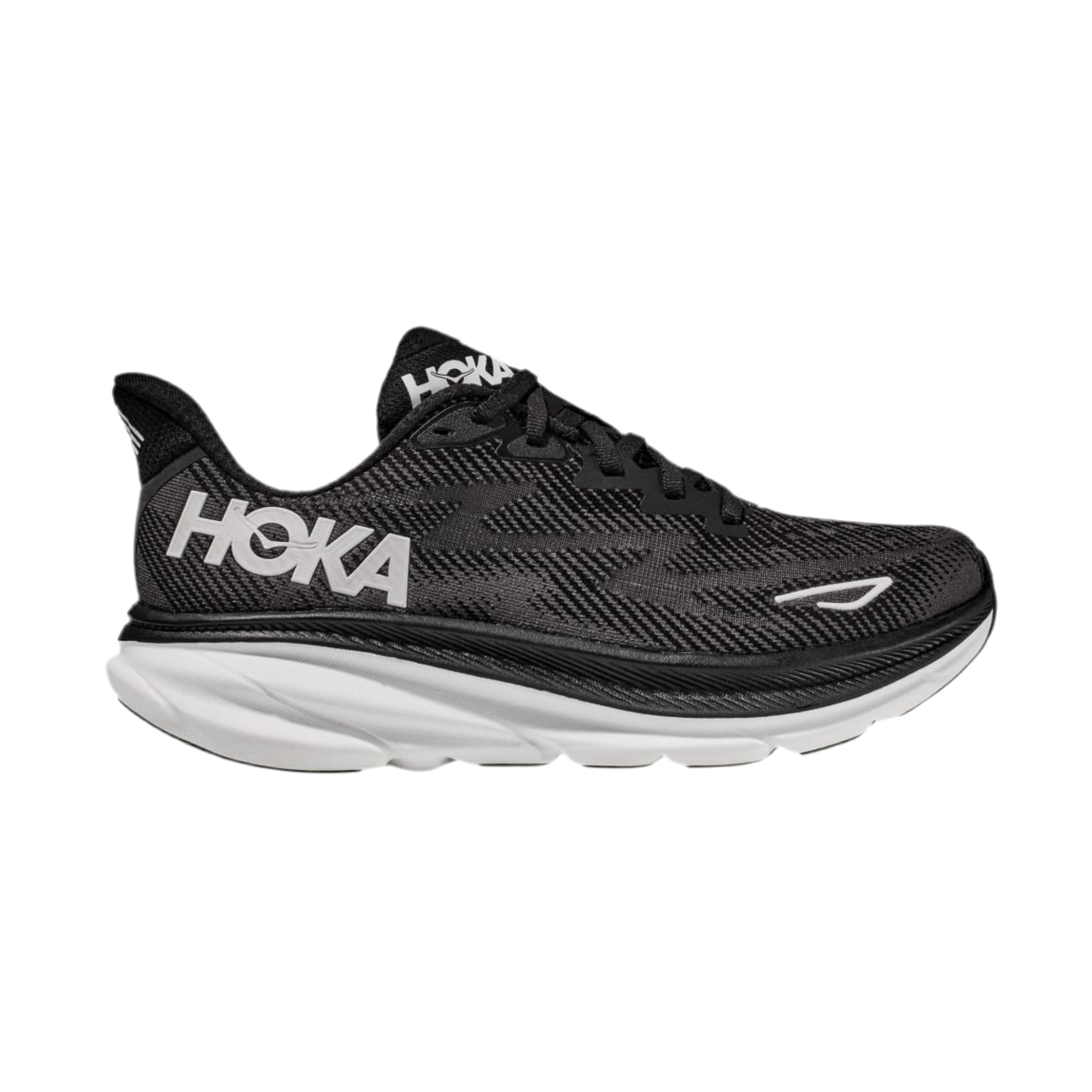Hoka Men Clifton 9 - Black White