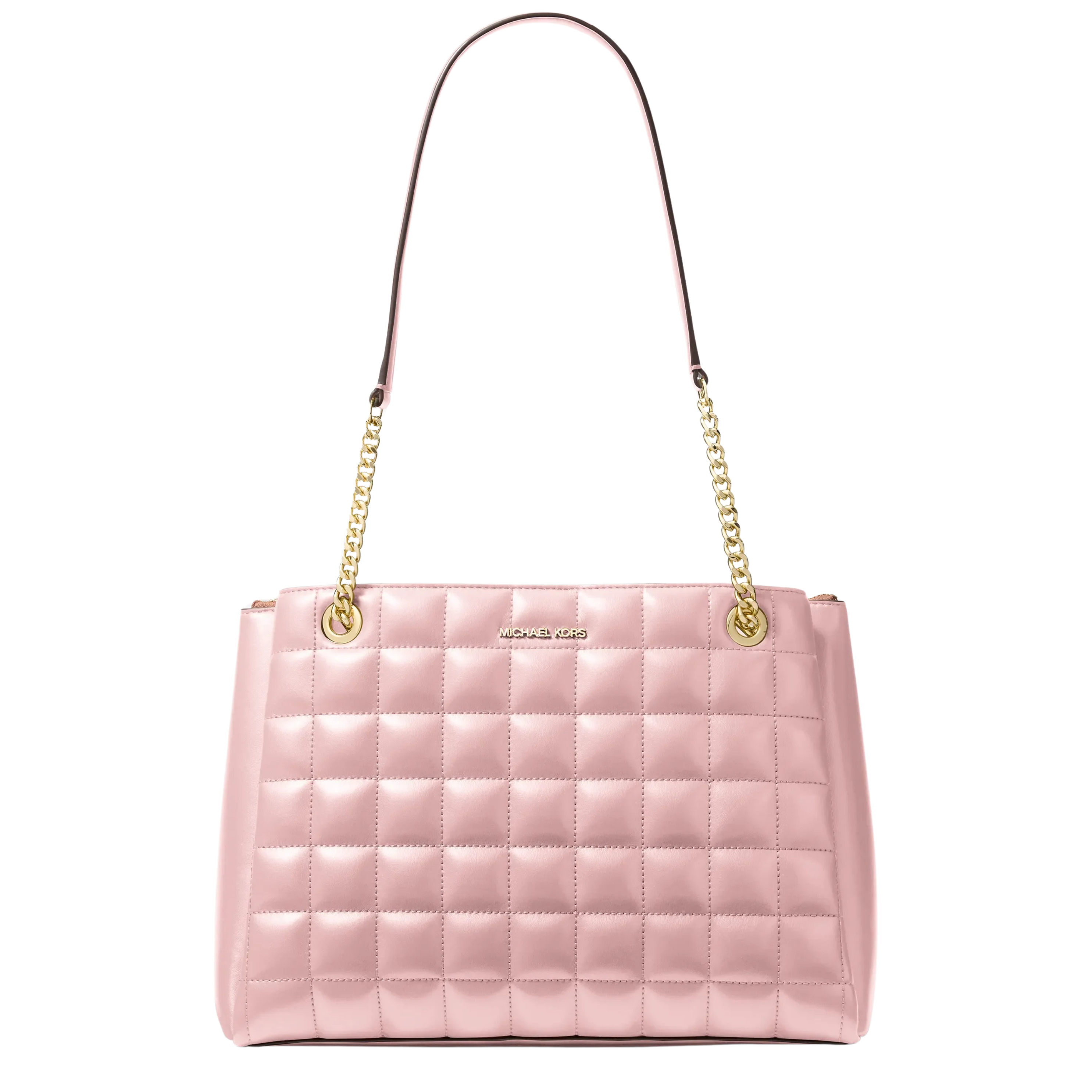 Michael Kors Women Soho Medium Quilted Tote Bag - Powder Blush