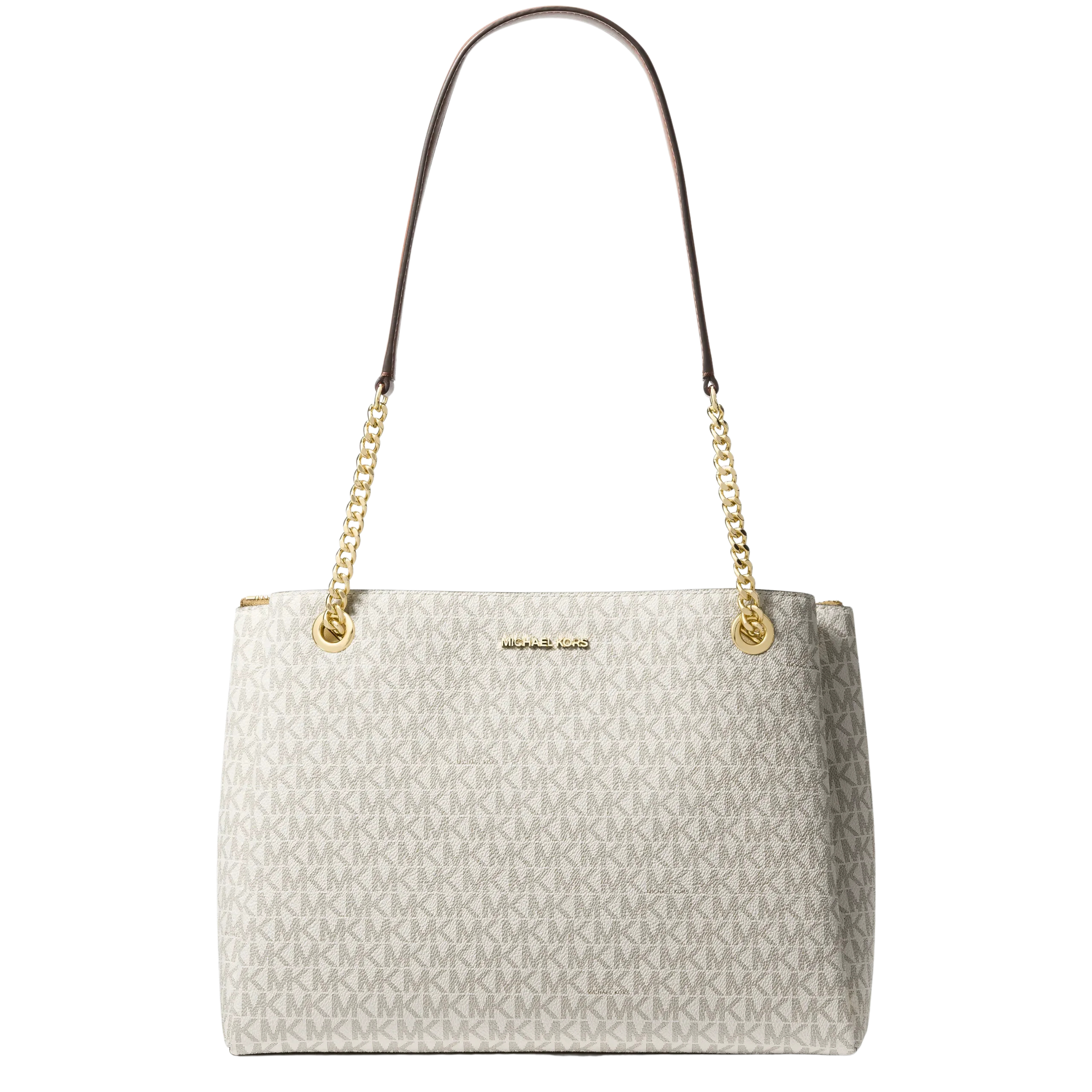 Michael Kors Women Soho Medium Signature Logo Tote Bag - Vanilla