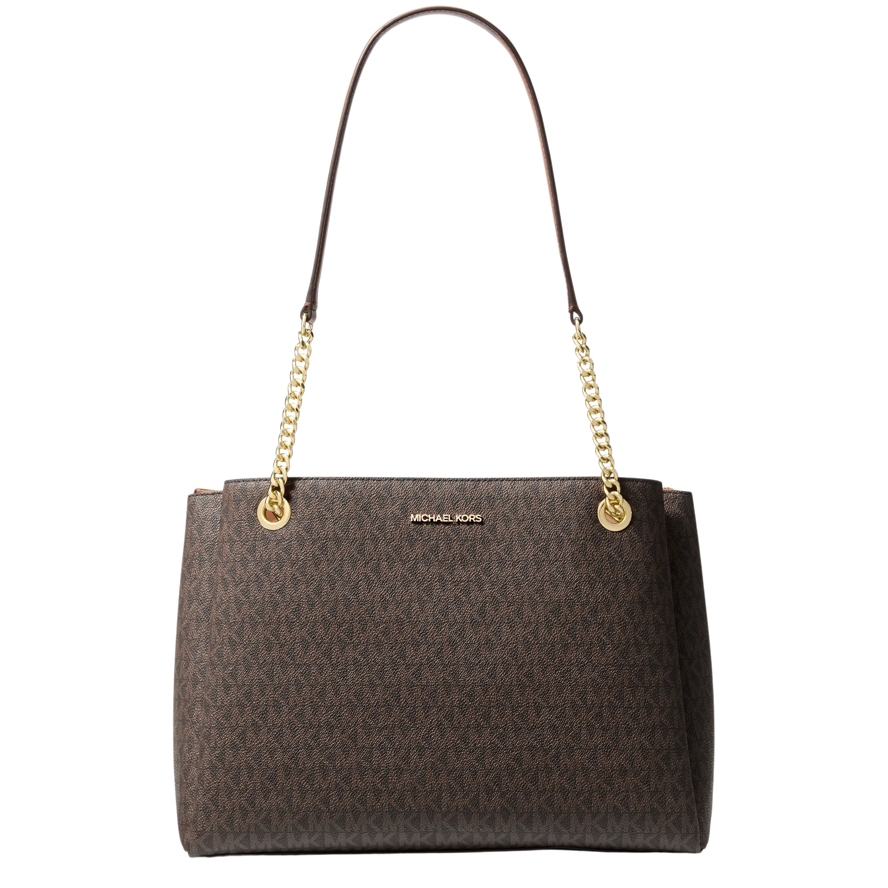 Michael Kors Women Soho Medium Signature Logo Tote Bag - Brown