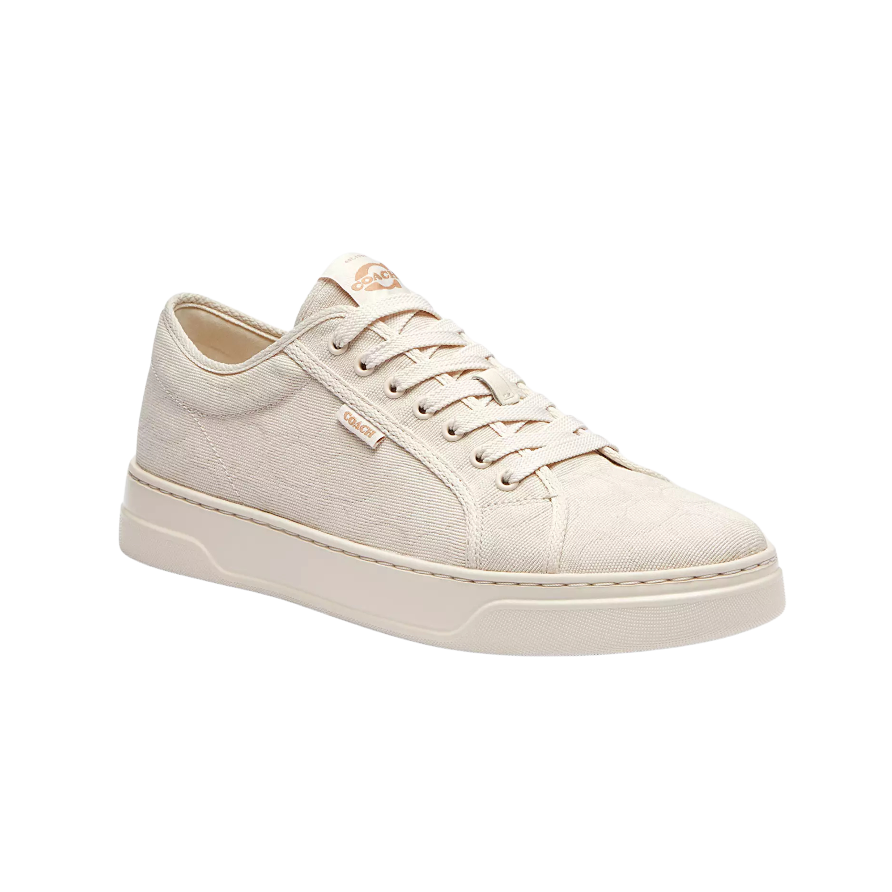 Coach Men's Canvas Sneaker - Chalk