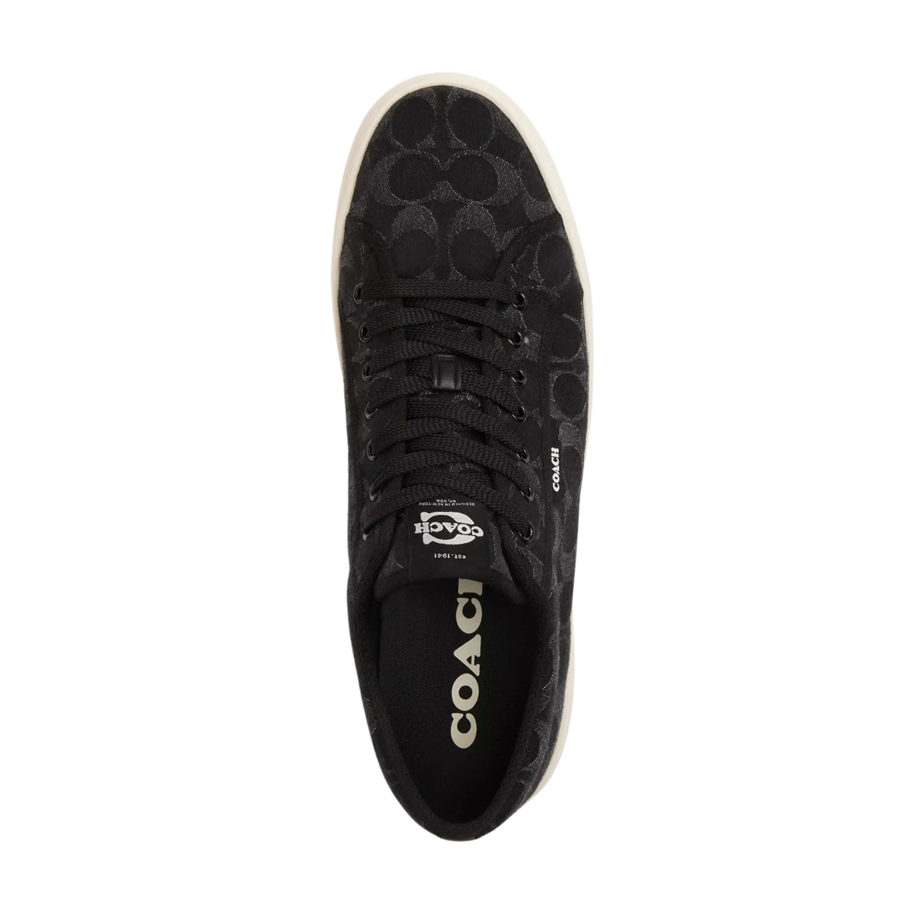 Coach Men's Canvas Sneaker - Black