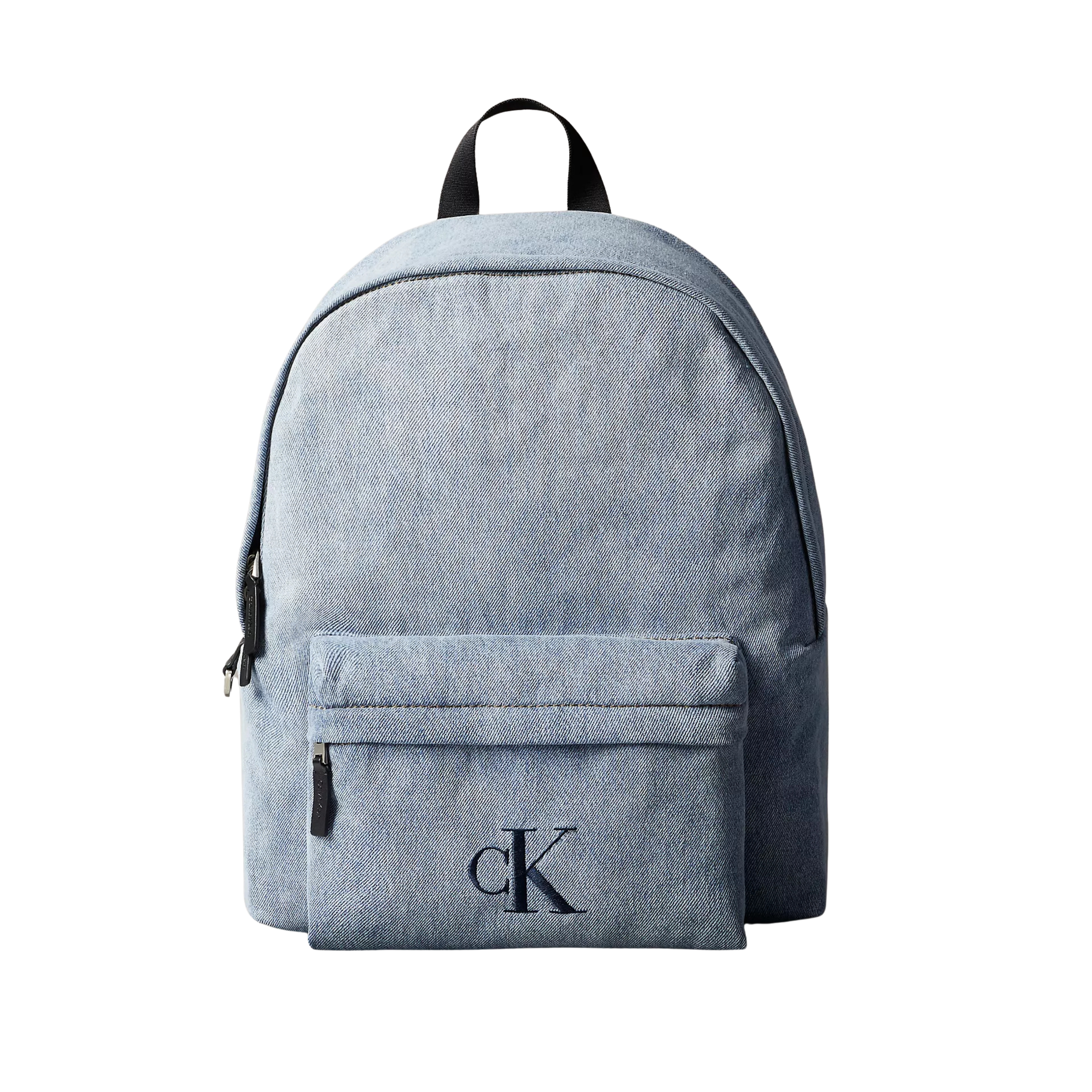 Calvin Klein Men Denim Monogram Logo Backpack - Denim
