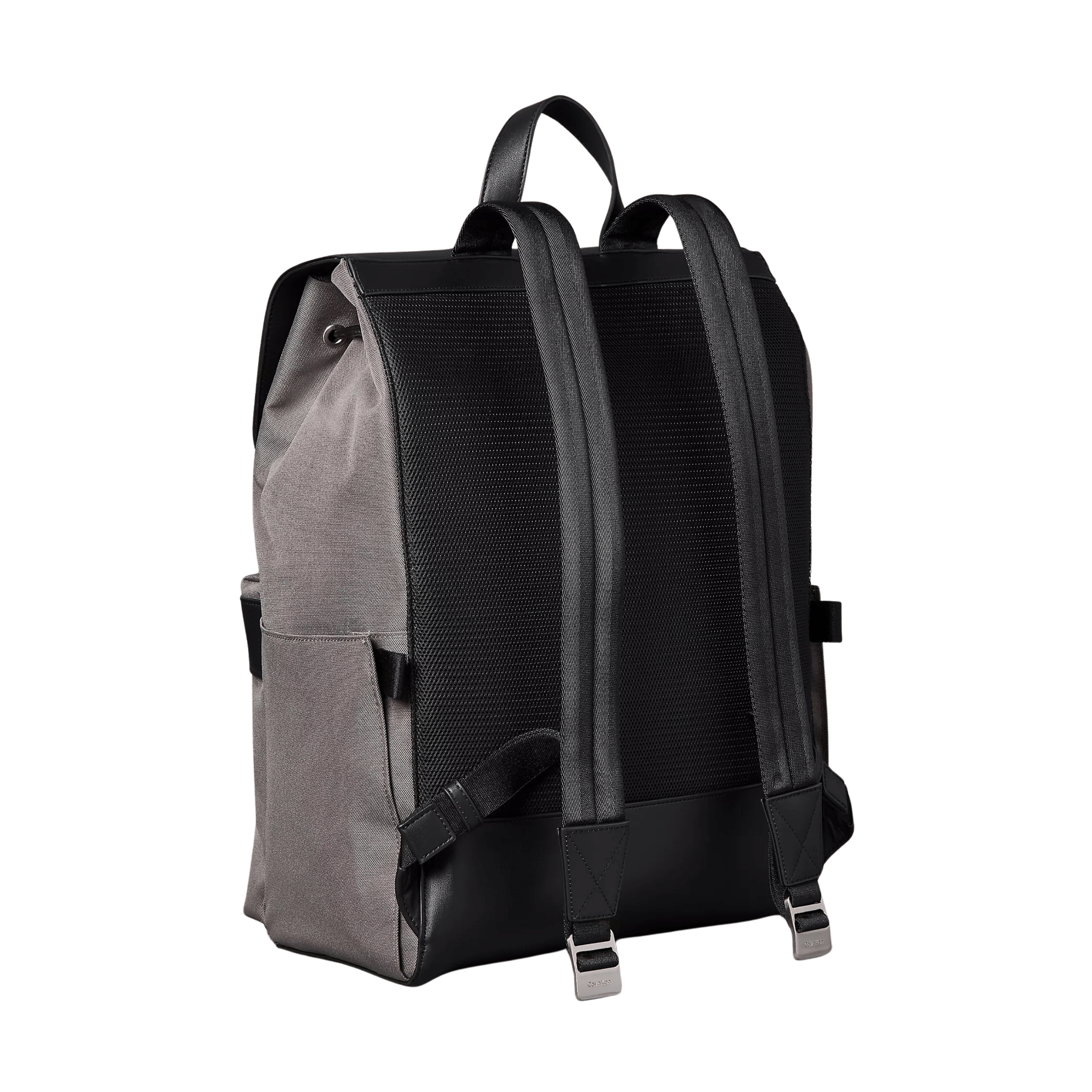 Calvin Klein Men Structured Flap Backpack - Granite Gray
