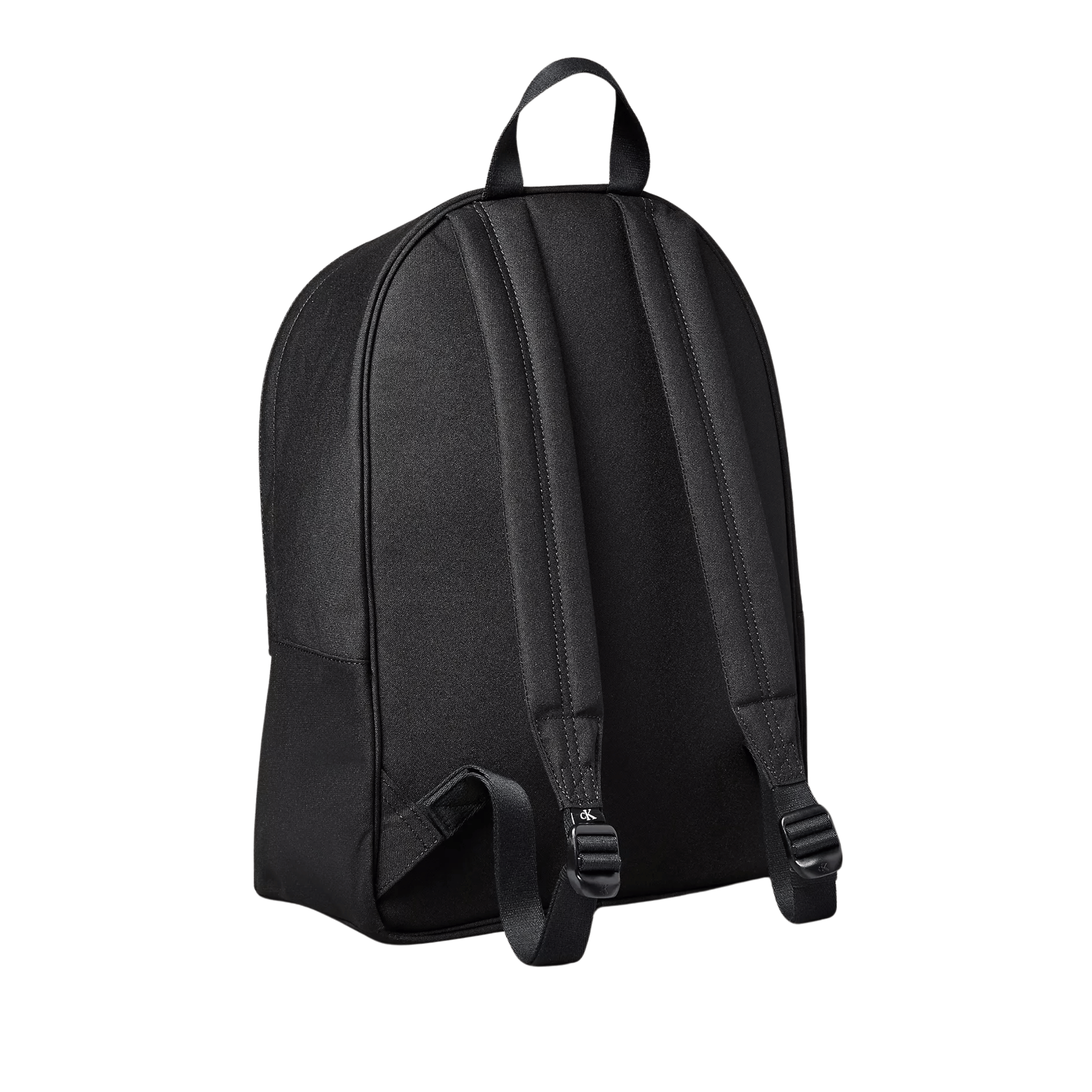 Calvin Klein Men Curved Logo Graphic Round Backpack - Black