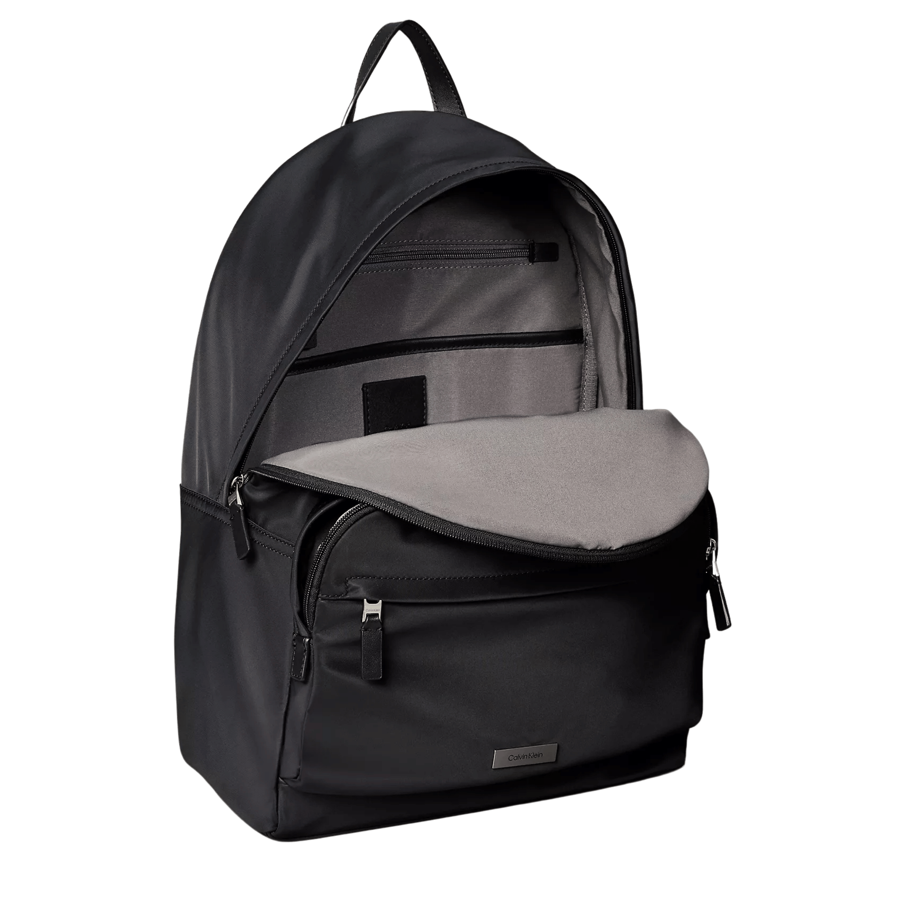 Calvin Klein Men Matte Nylon Backpack - Black