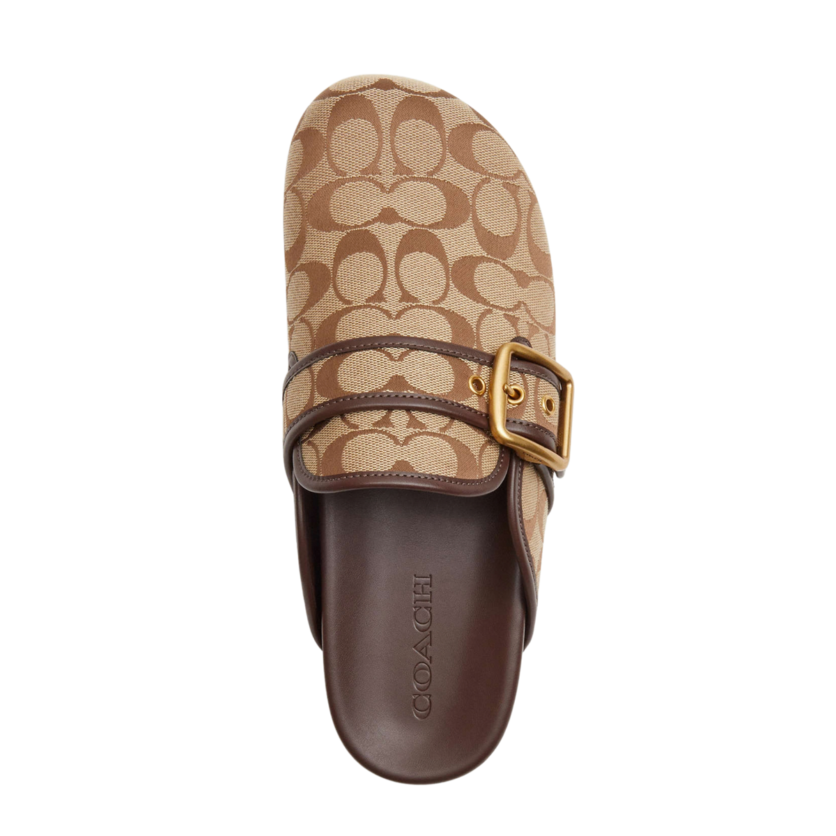 Coach Women's Archival Buckle Clog - Khaki Maple
