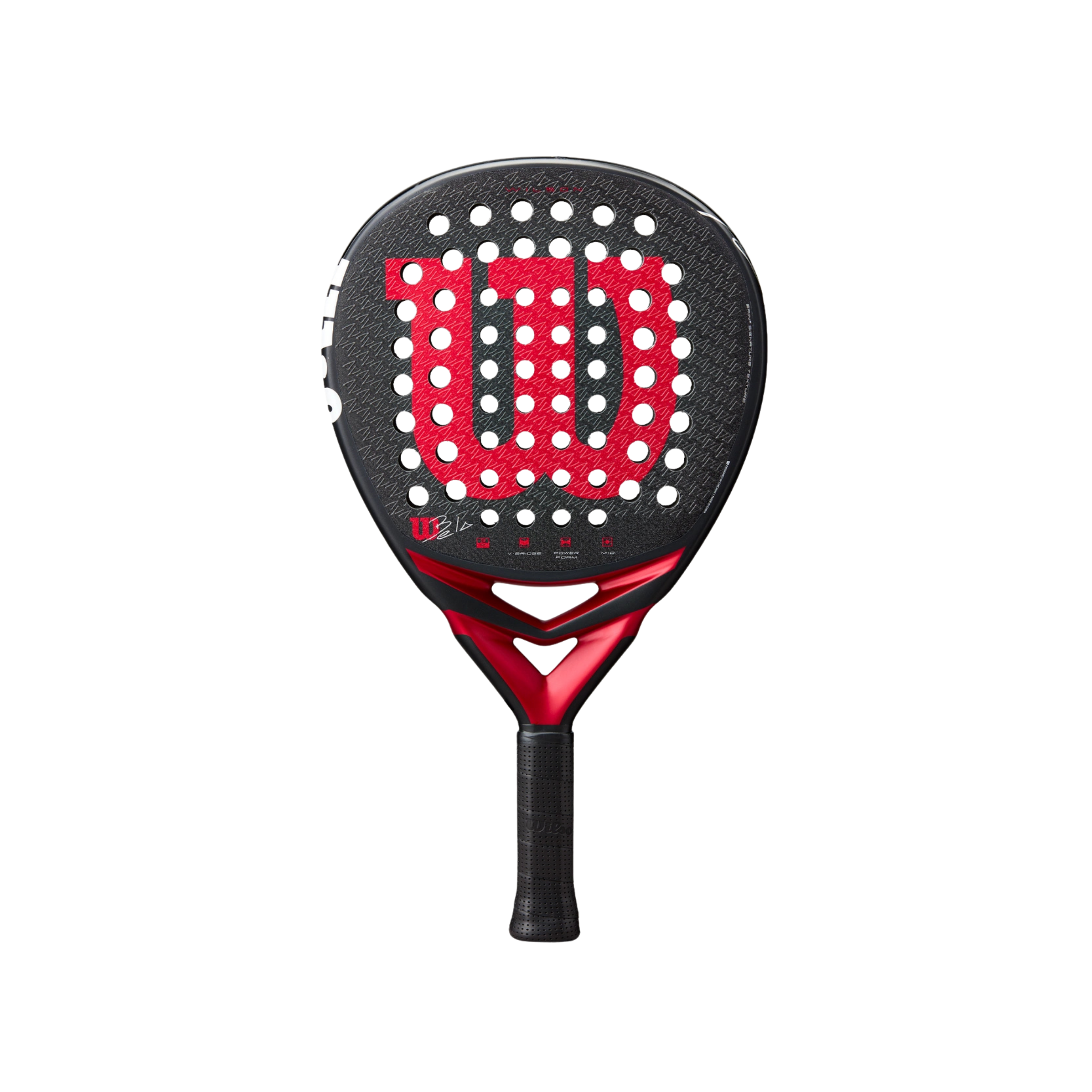 Wilson Bela V3 Padel Racket - Black Red
