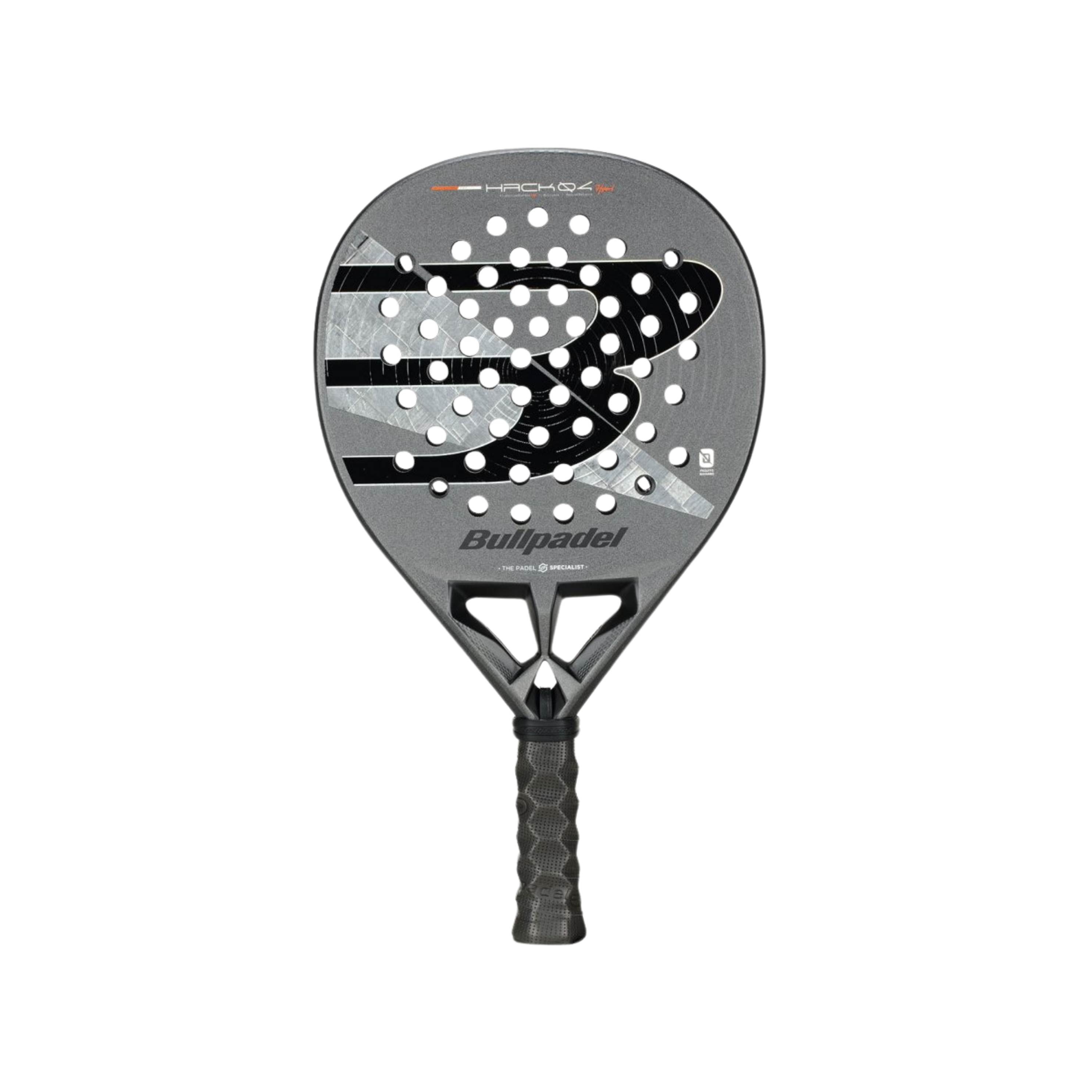 Bullpadel Hack 04 HYB 2026 Padel Racket - Silver