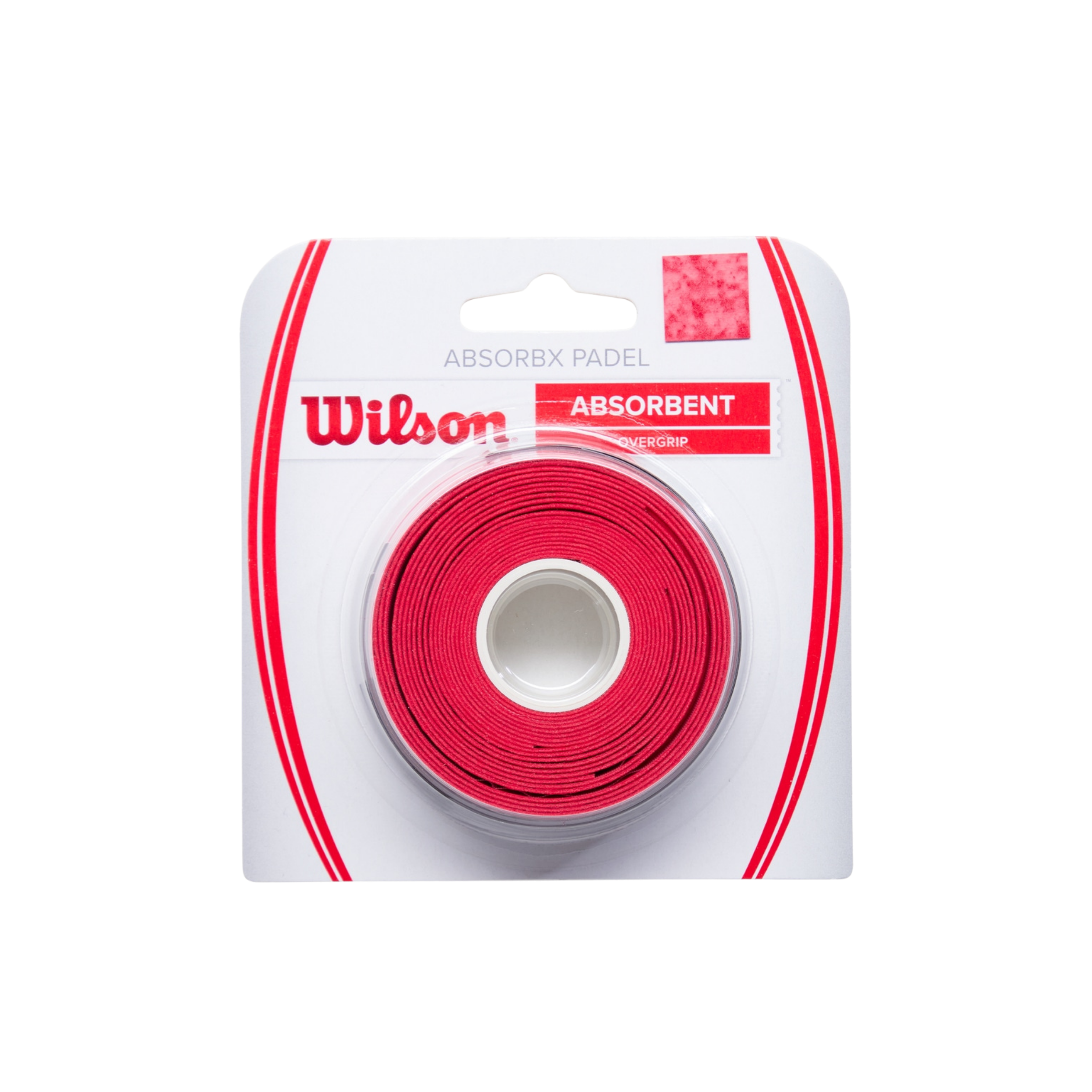 Wilson AbsorbX Overgrip Padel 3 Pack - Red