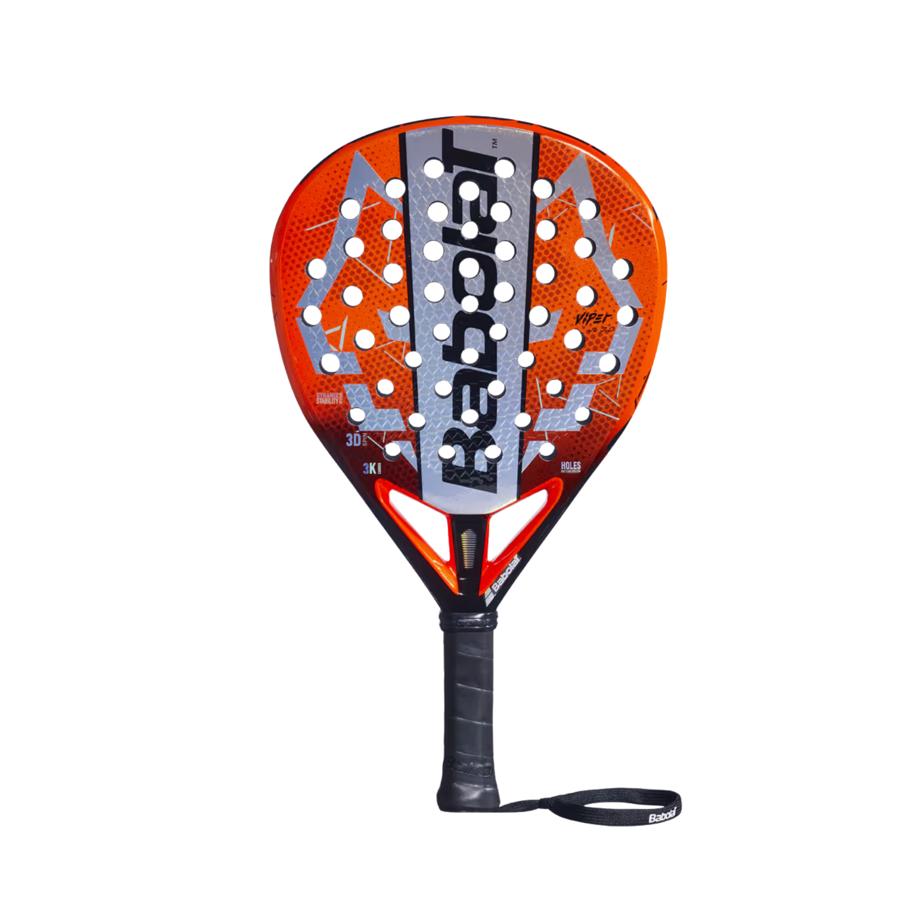 Babolat Viper Juan Lebrón 3.0 Padel Racket - Orange Black