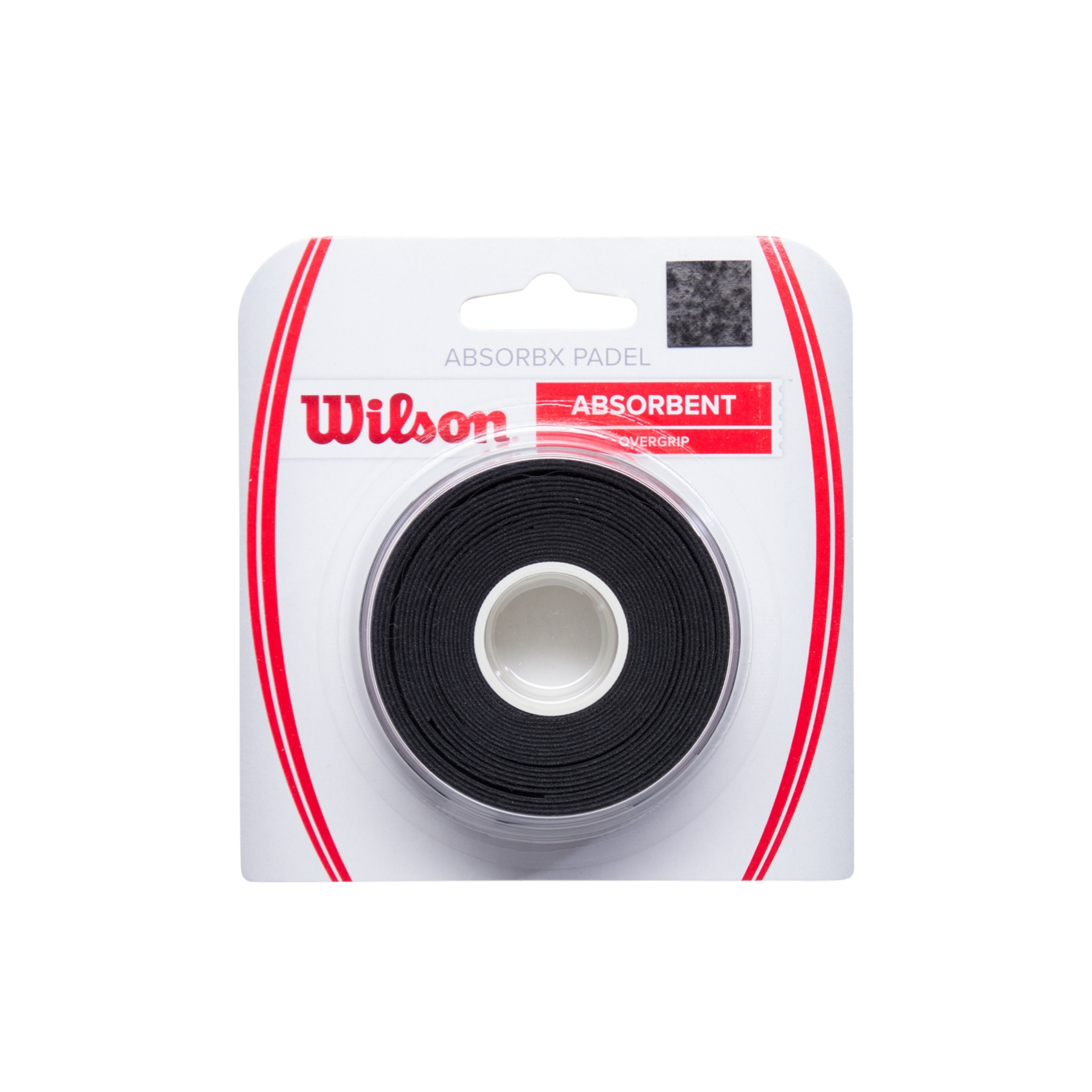 Wilson AbsorbX Overgrip Padel 3 Pack - Black