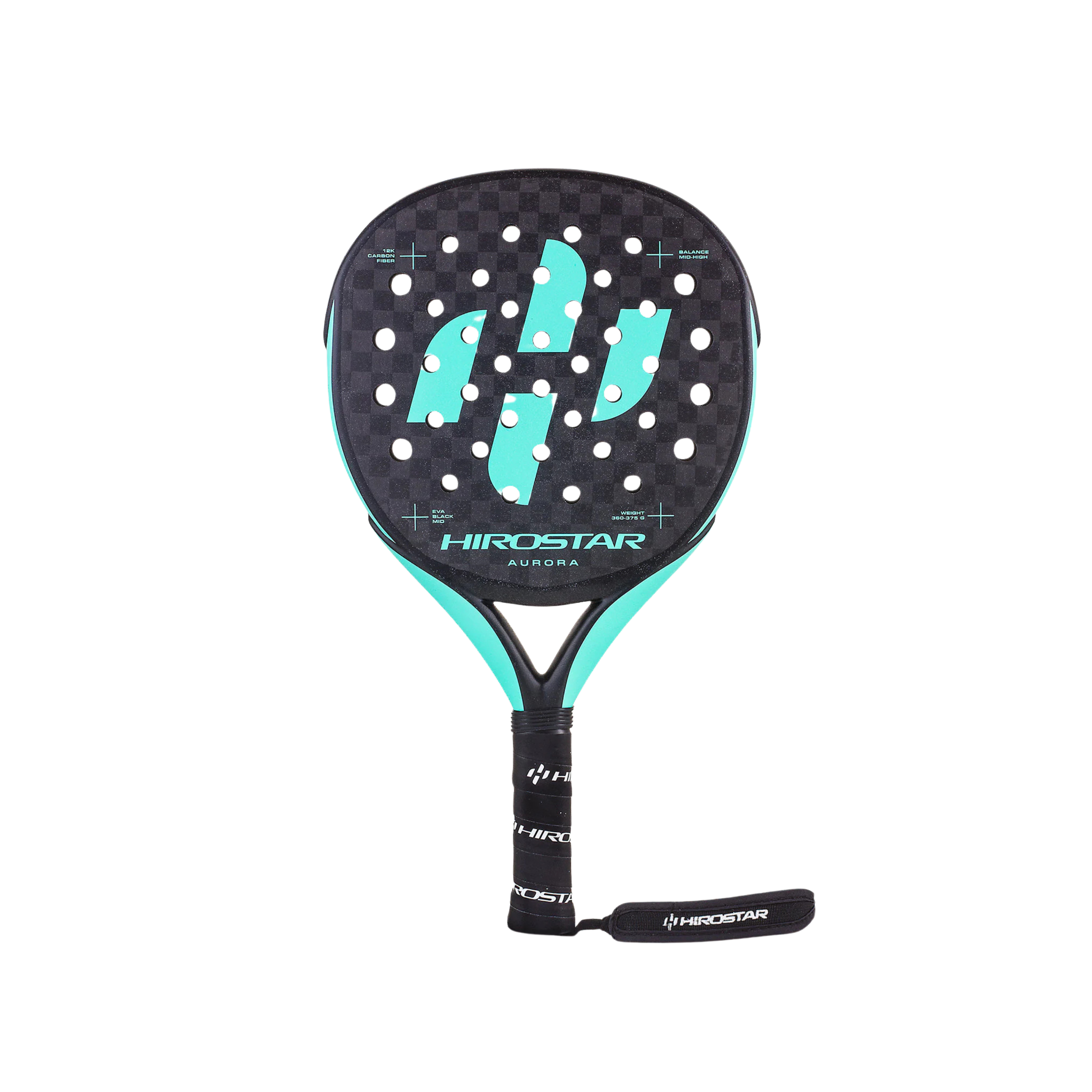 Hirostar Aurora 2024 Padel Racket - Black Teal