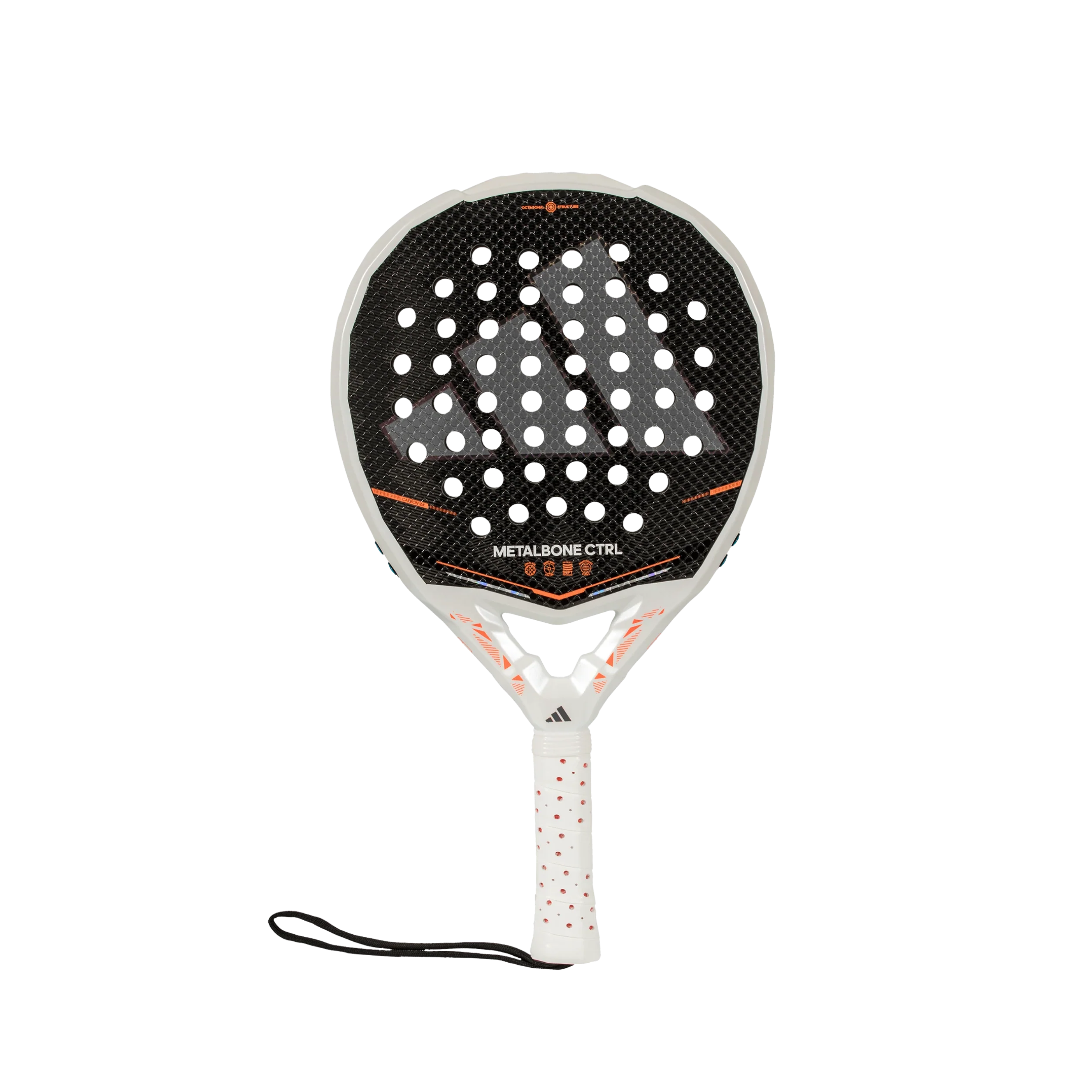 Adidas Metalbone CTRL 2026 Padel Racket - White Black