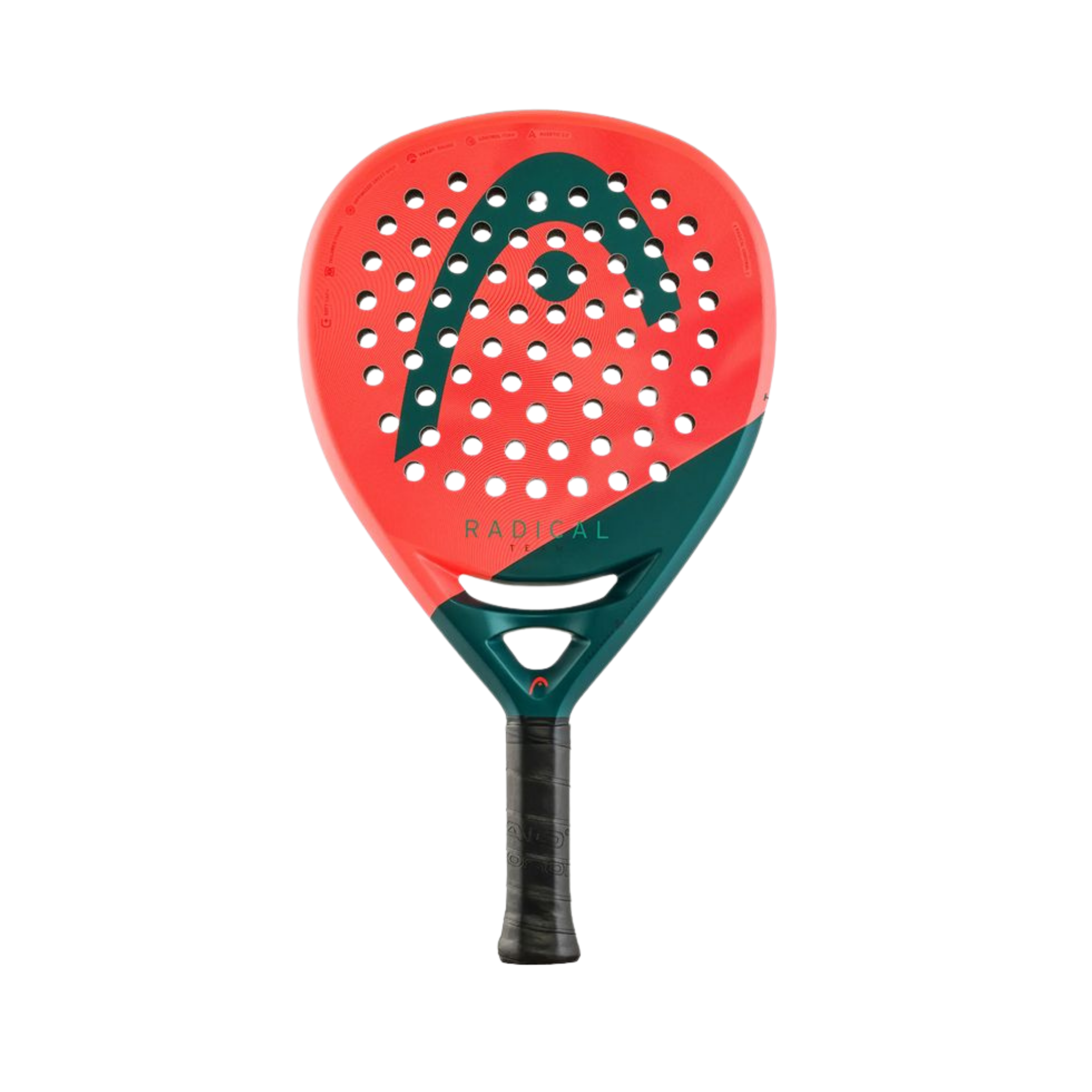 Head Radical Team 2026 Padel Racquet - Orange Green