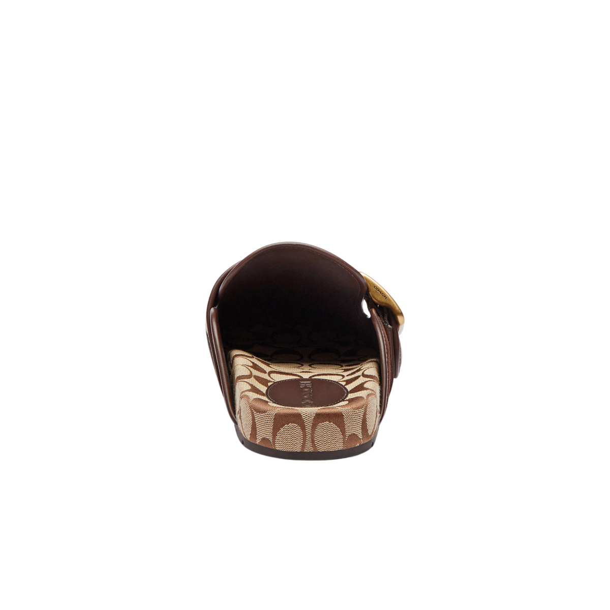 Coach Women's Archival Buckle Clog - Chocolate Brown