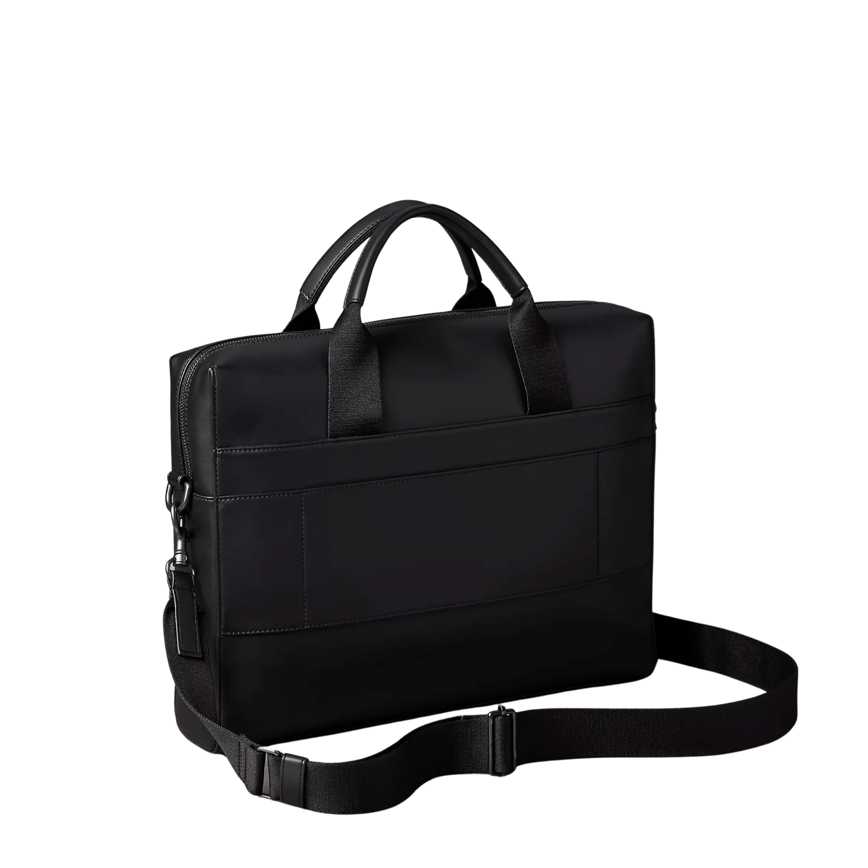 Calvin Klein Men Embossed Monogram Commuter Bag - Black