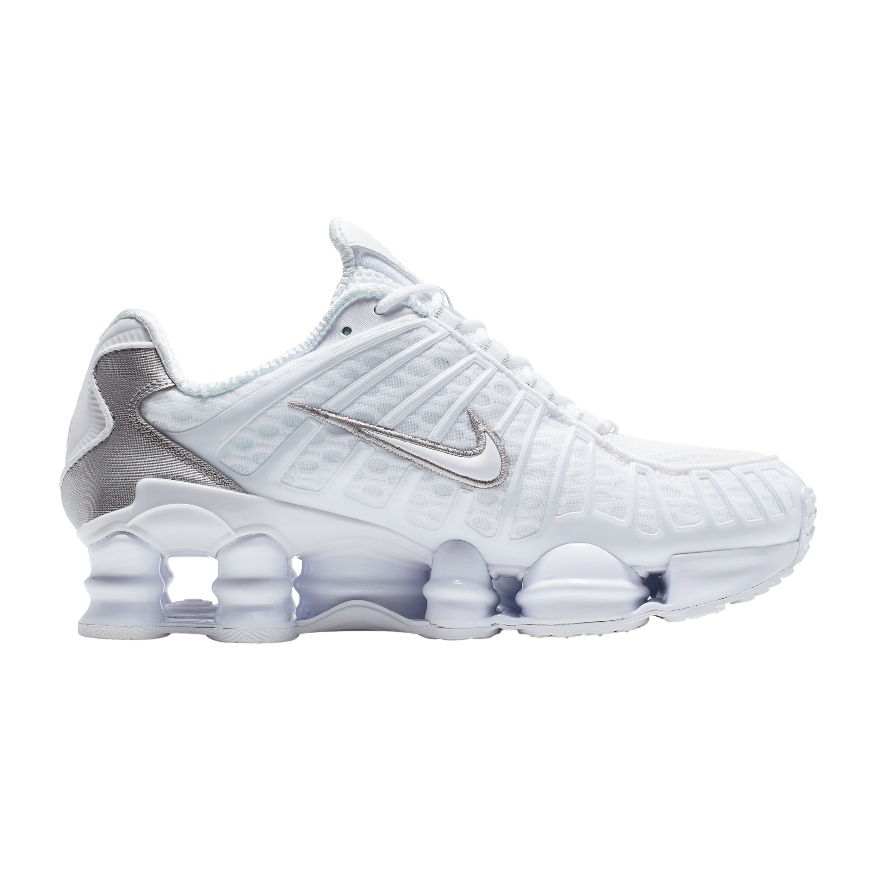 Nike Women Shox TL - White Metallic Silver Max Orange