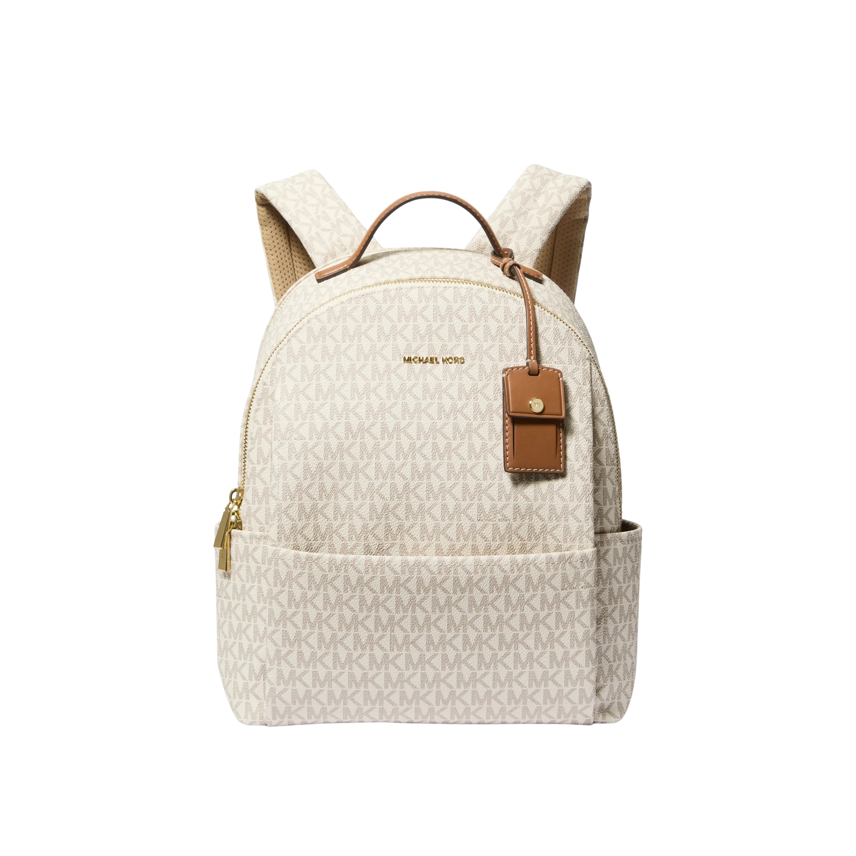 Michael Kors Women Sable Medium Signature Logo Backpack - Vanilla