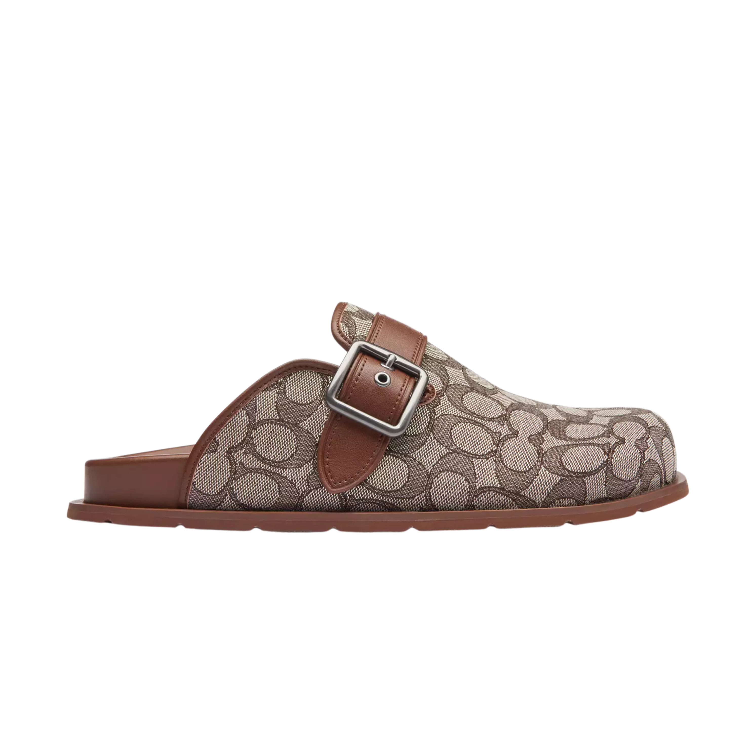 Coach Men's Buckle Clog - Oak Vintage Brown