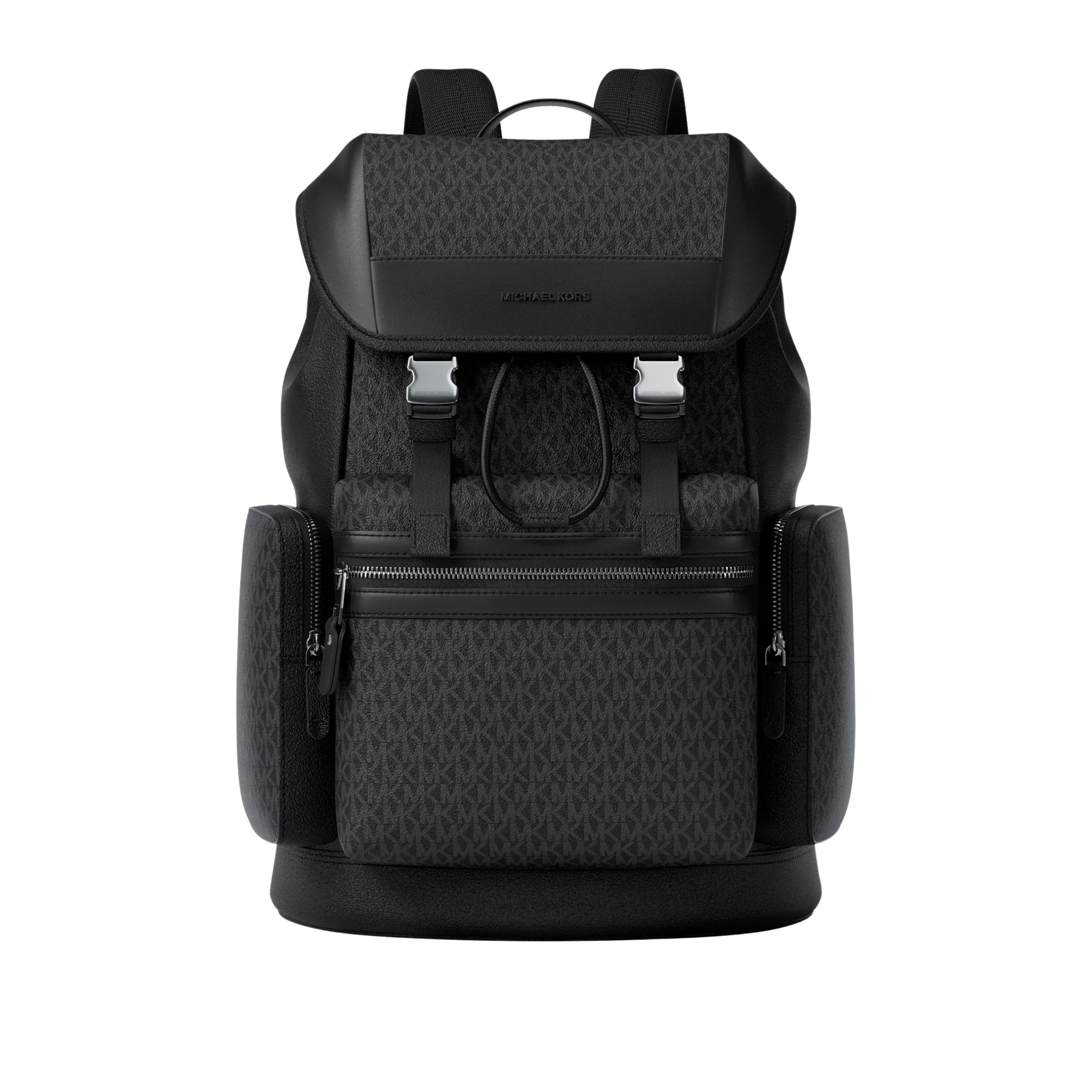 Michael Kors Men Jet Set Signature Logo Backpack - Black